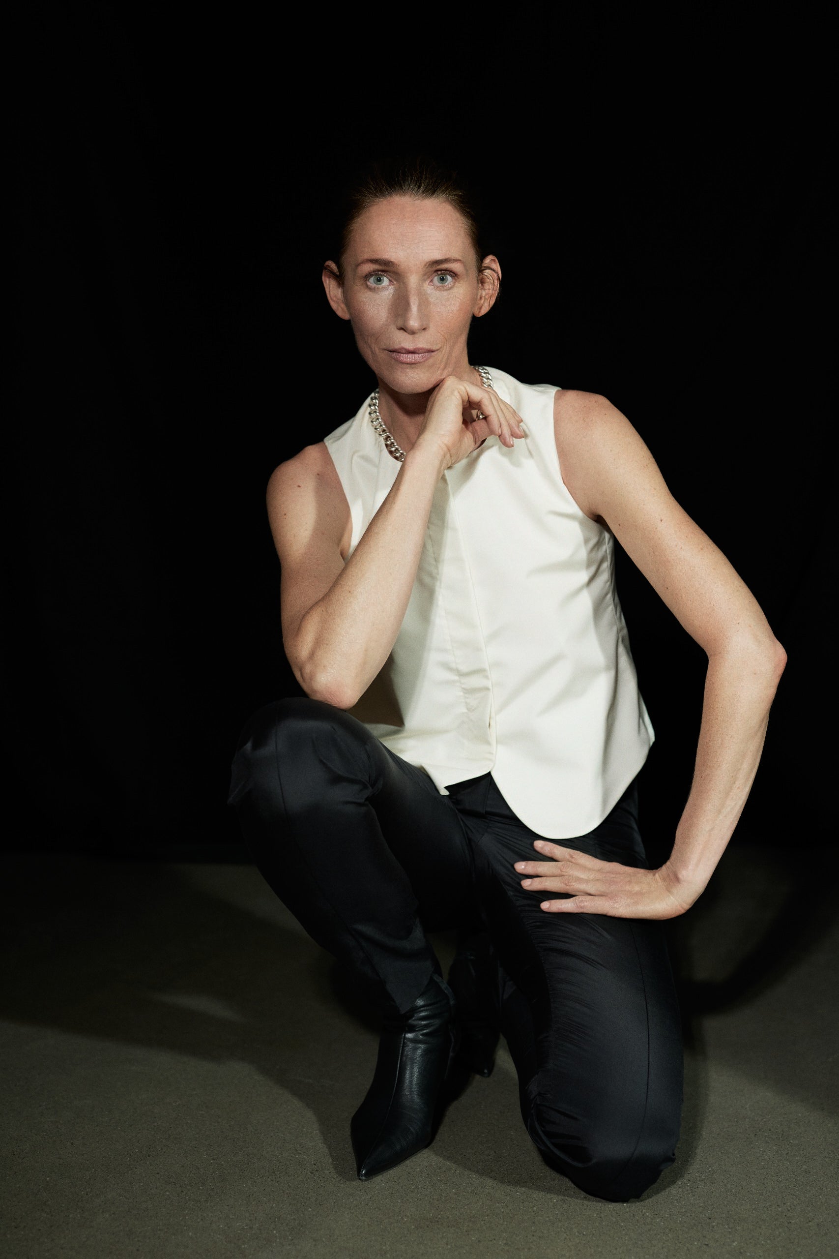 Gilet Maurin in Ecru