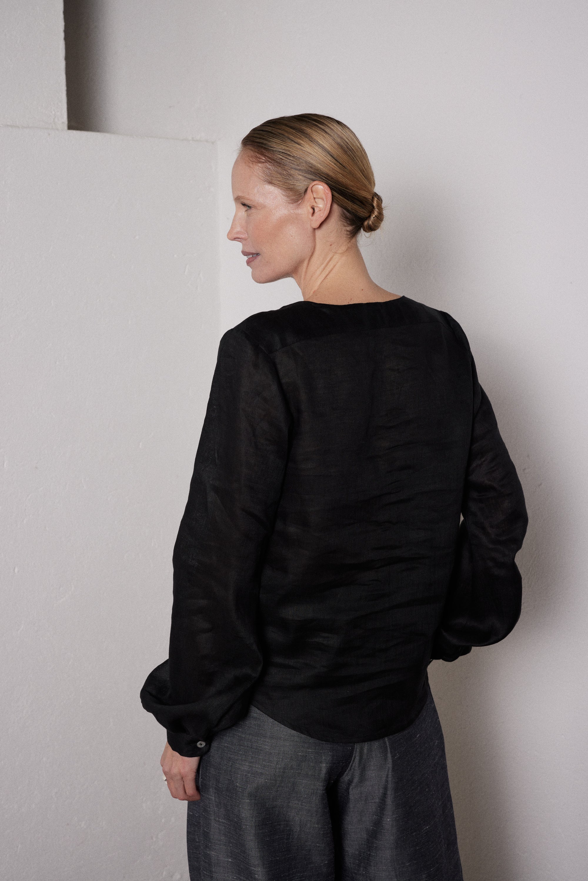 Bluse Masa in Schwarz