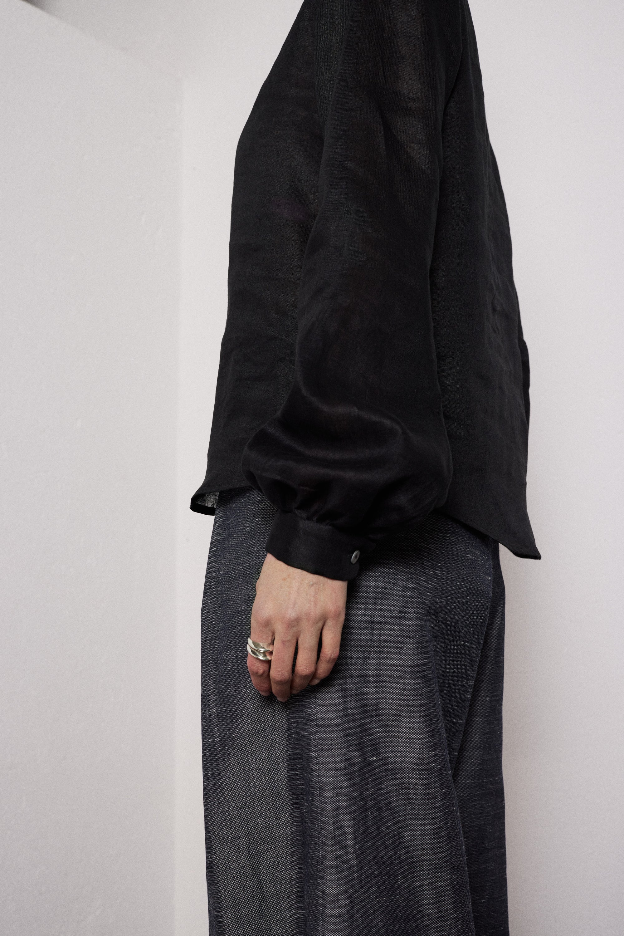 Bluse Masa in Schwarz