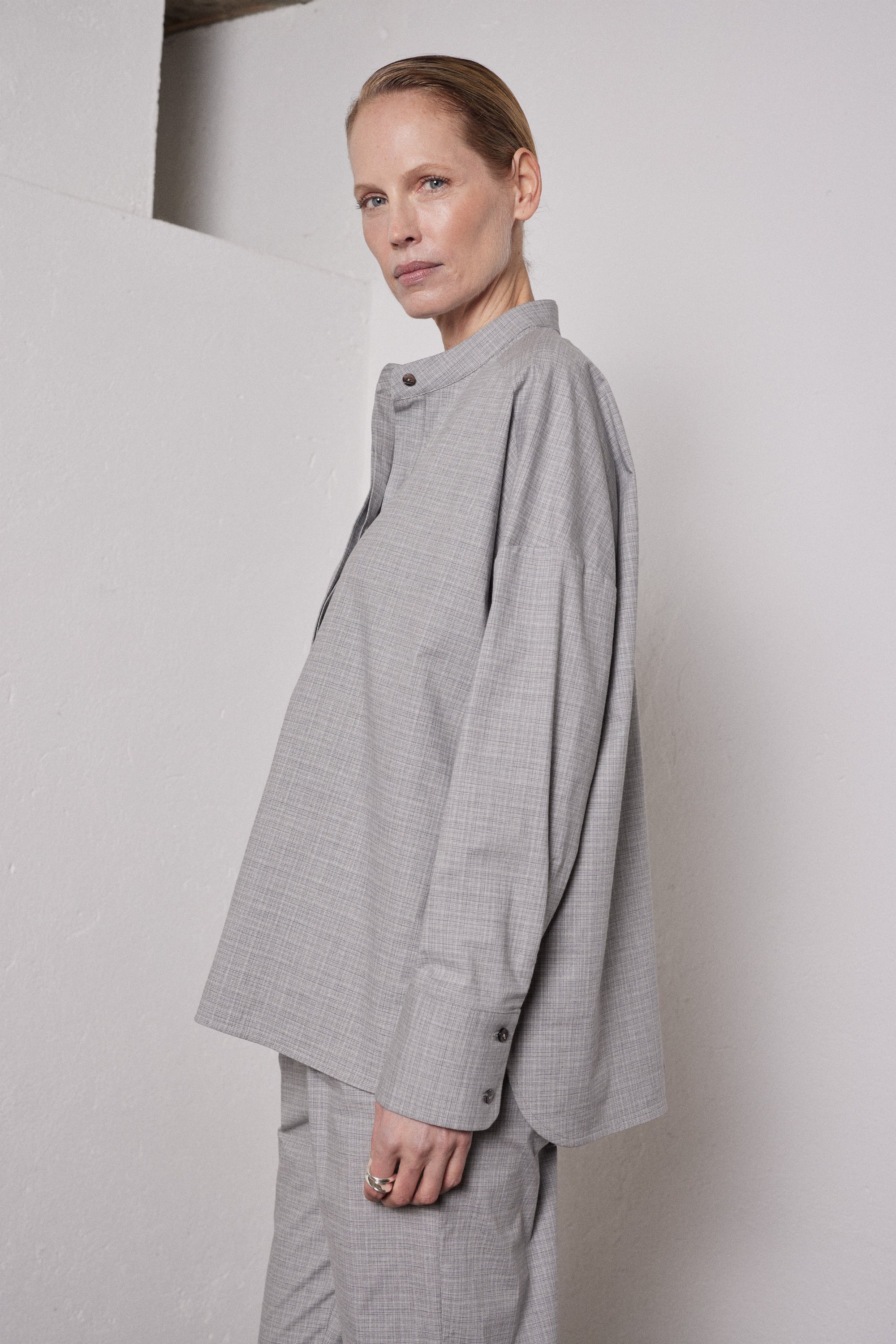 Bluse Mia in Silber
