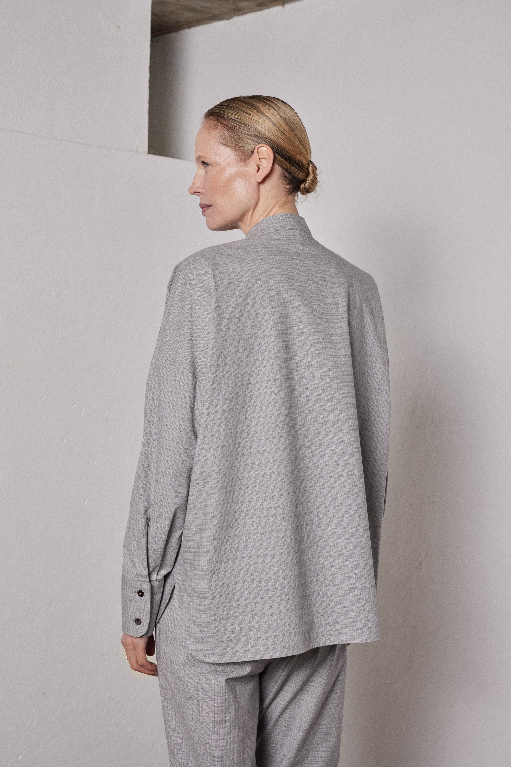 Bluse Mia in Silber