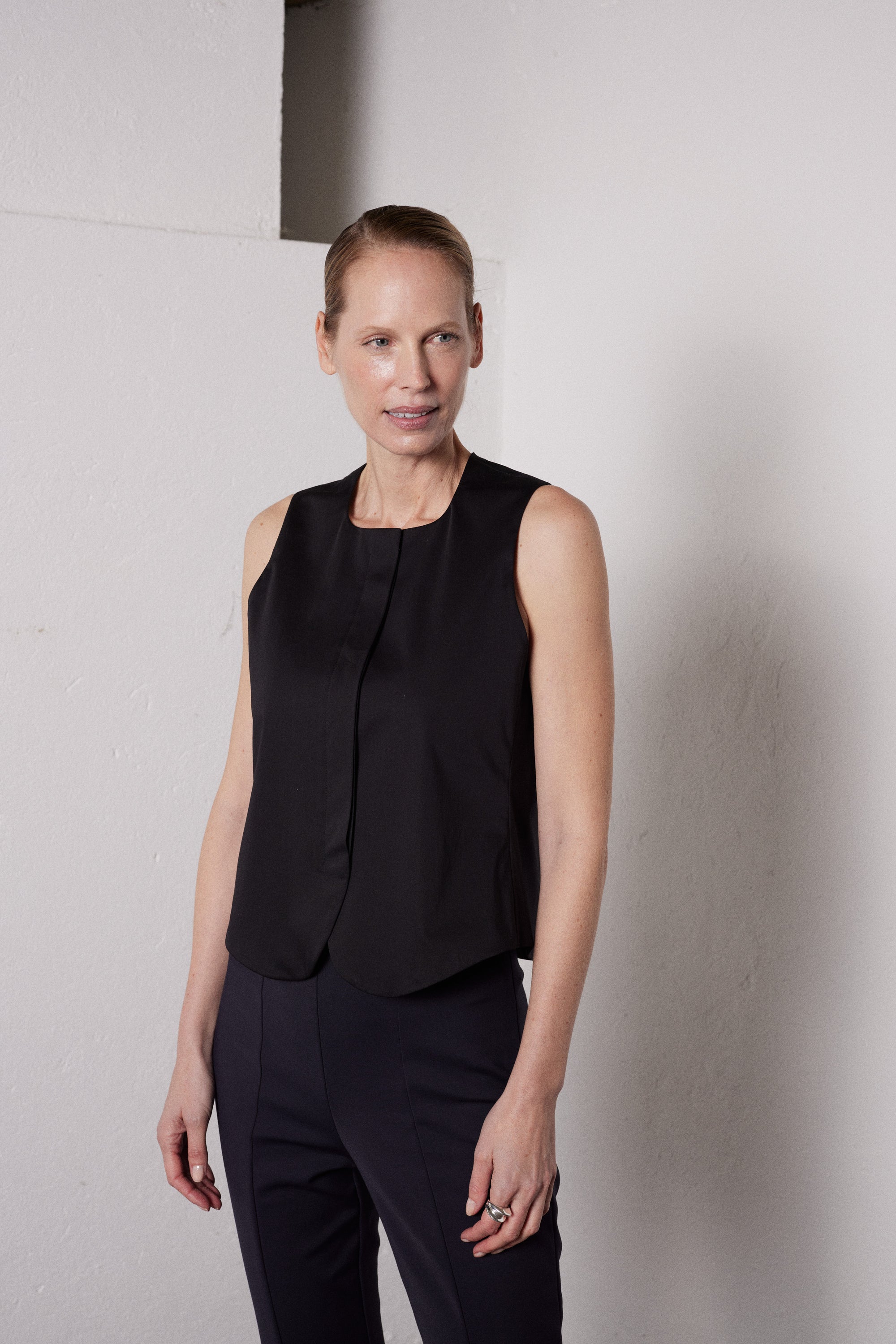 Gilet Maurin in Schwarz