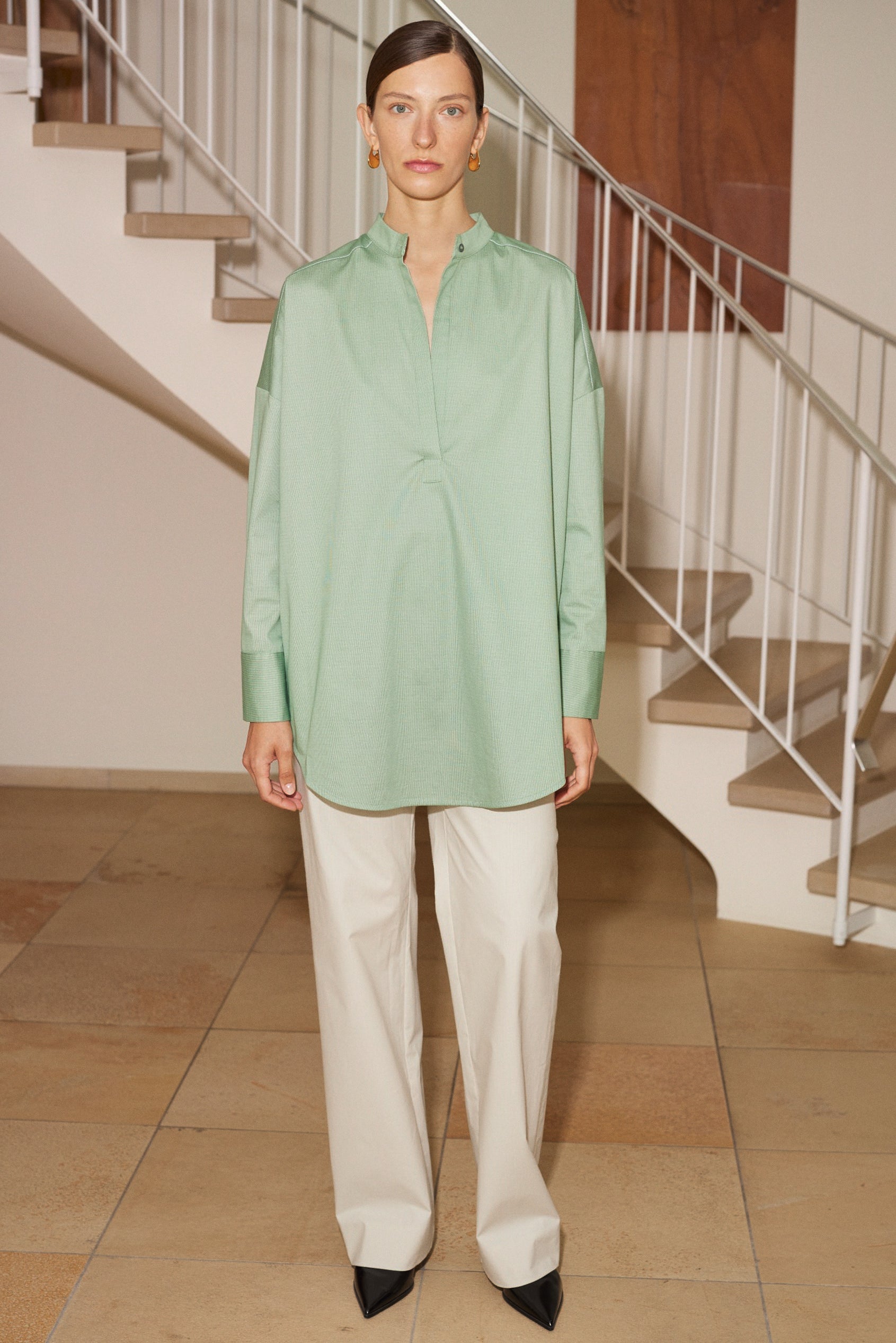 Bluse Margaux in Hellgrün