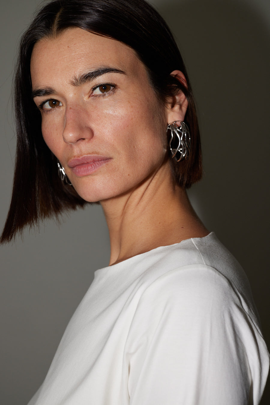 Jersey Top Claude in Panna