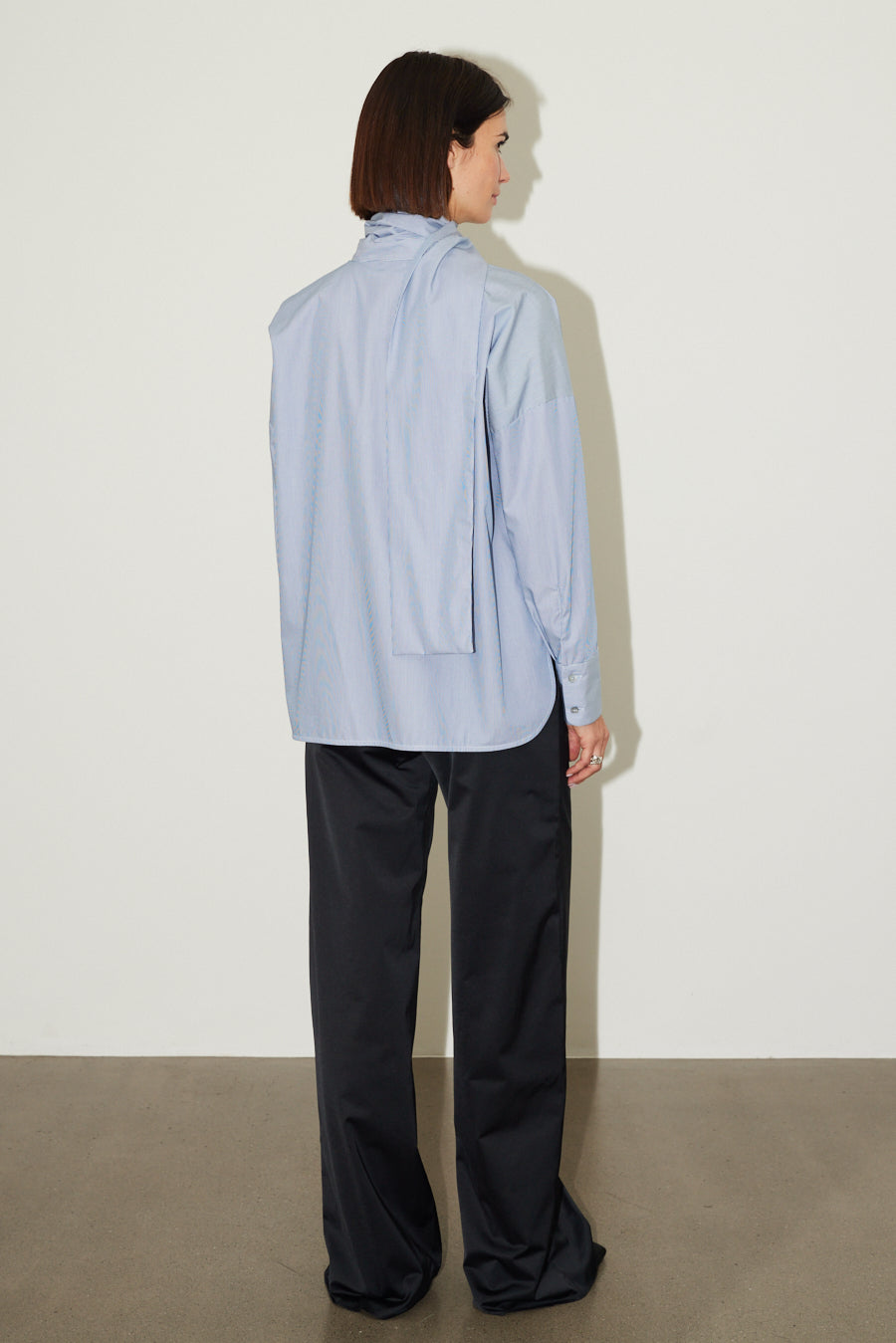 Bluse Milou in Blau gestreift