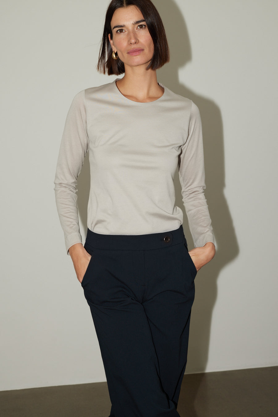 Hose Eugenié in matt Schwarz