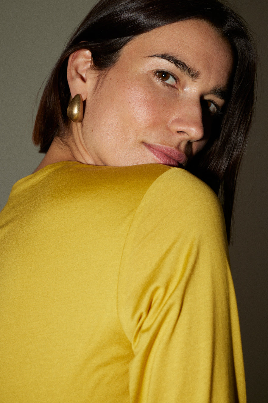 Jersey Top Coco in Gelb