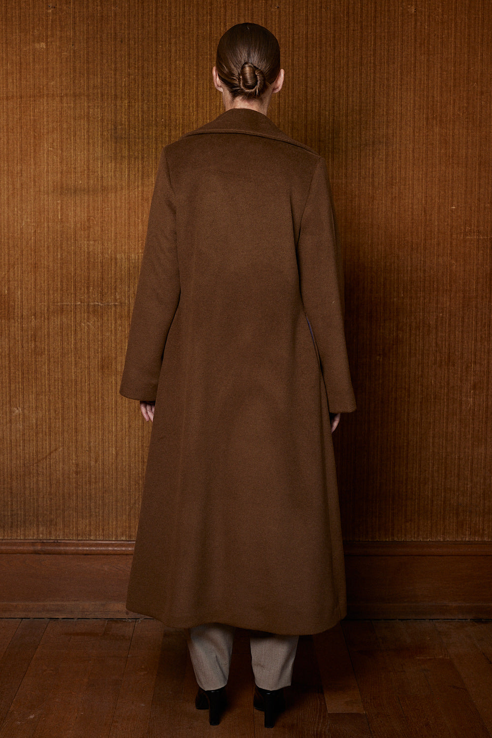 Mantel Vincente in Kastanie
