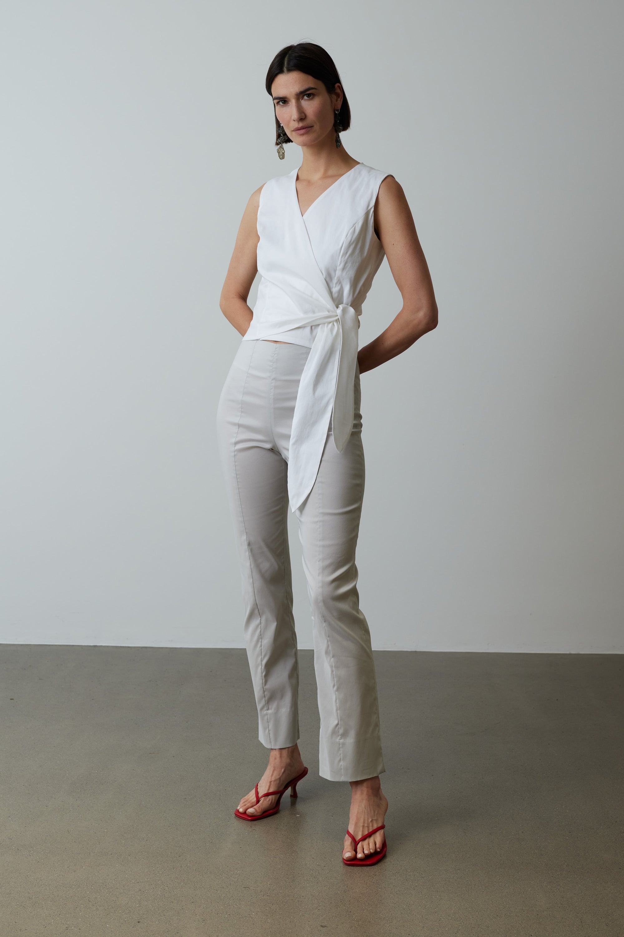 Ecla trousers in silver