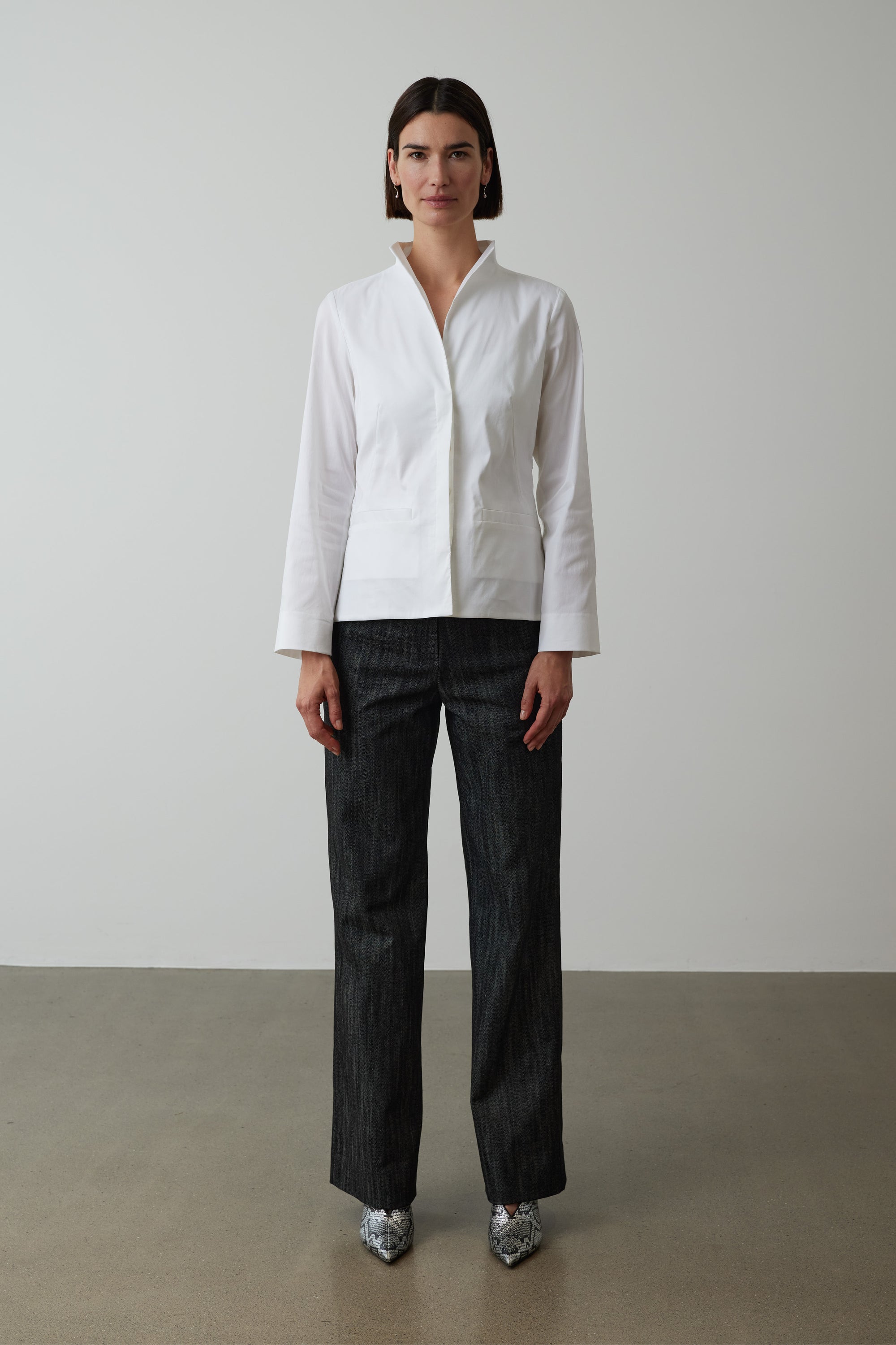 Blusenjacke Sanna in Weiss