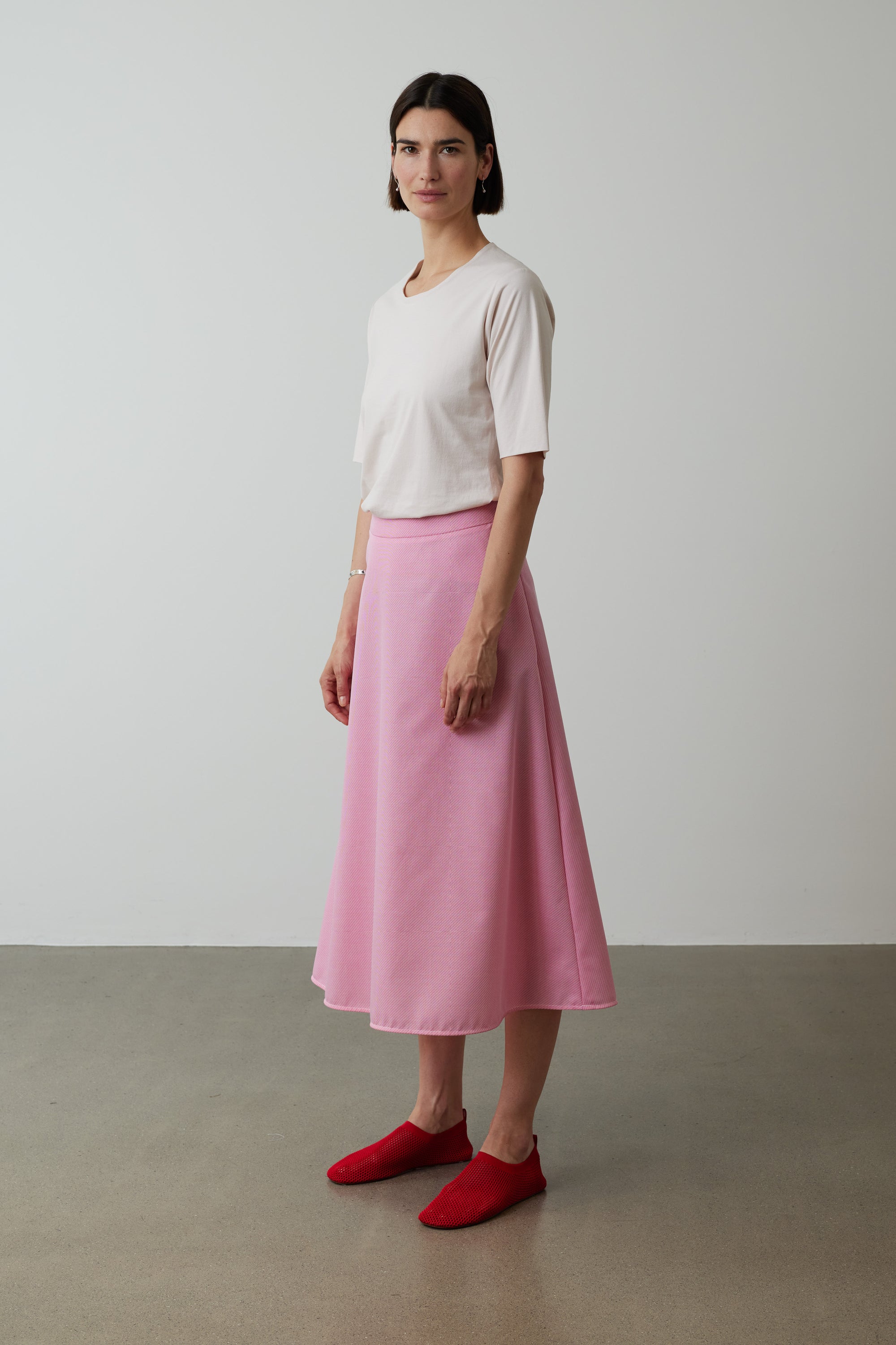 Audrey patterned skirt in pink