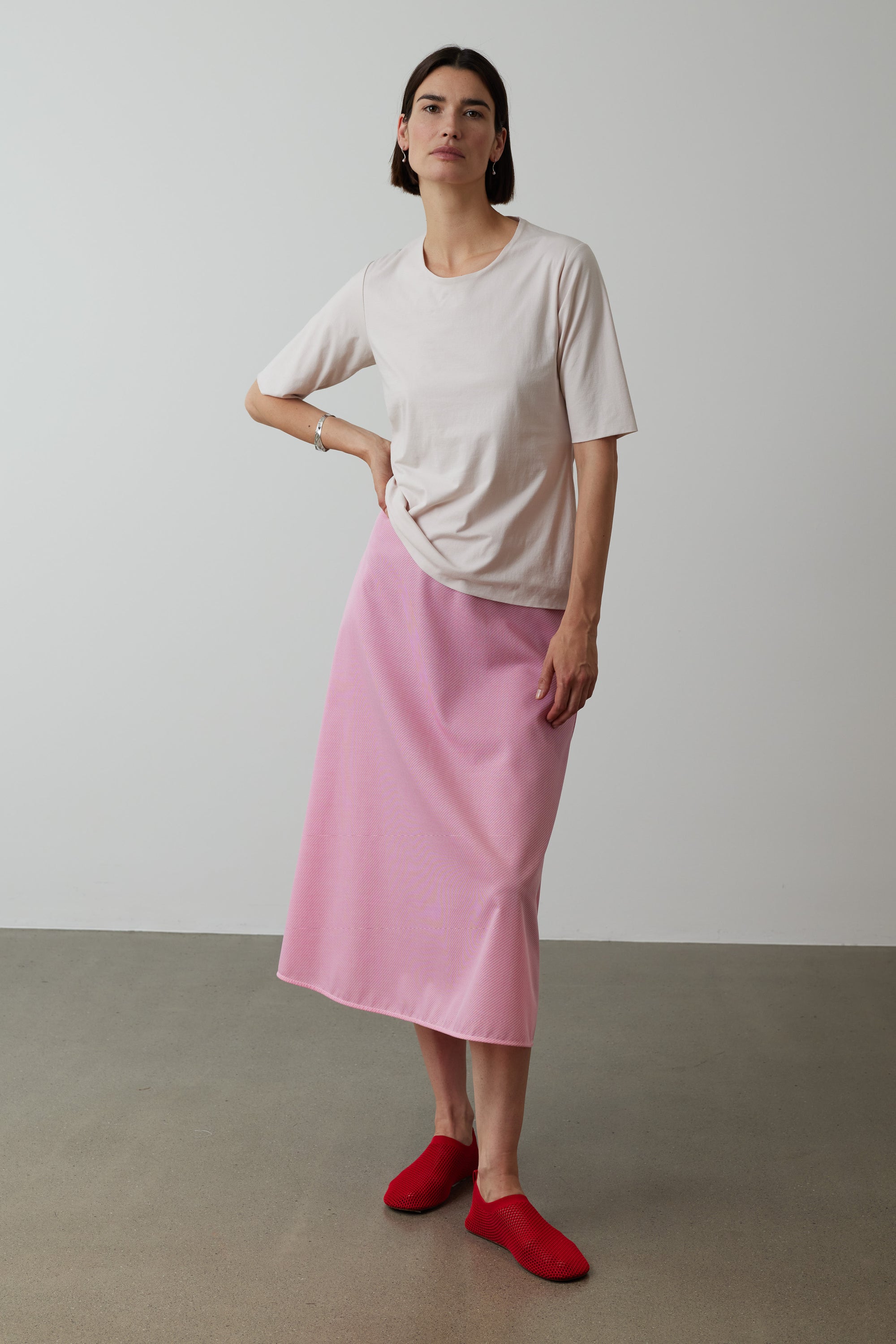 Audrey patterned skirt in pink