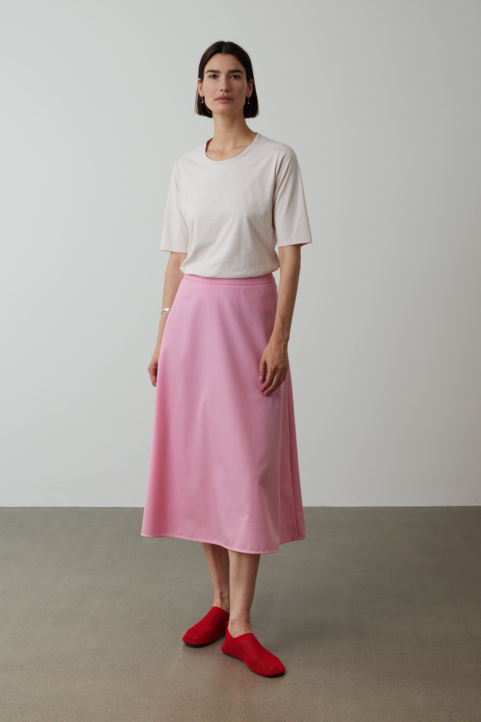 Audrey patterned skirt in pink