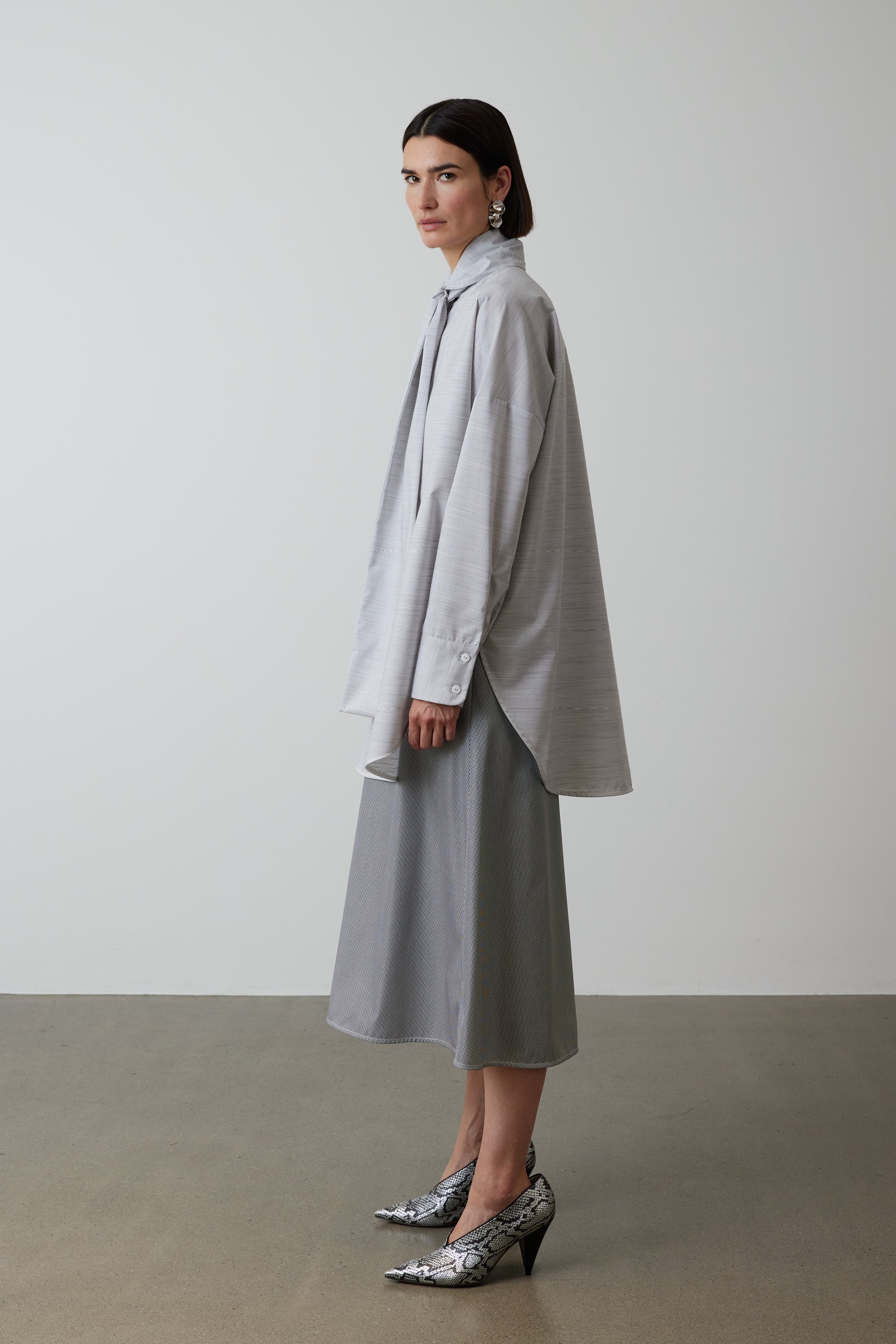 Audrey striped skirt