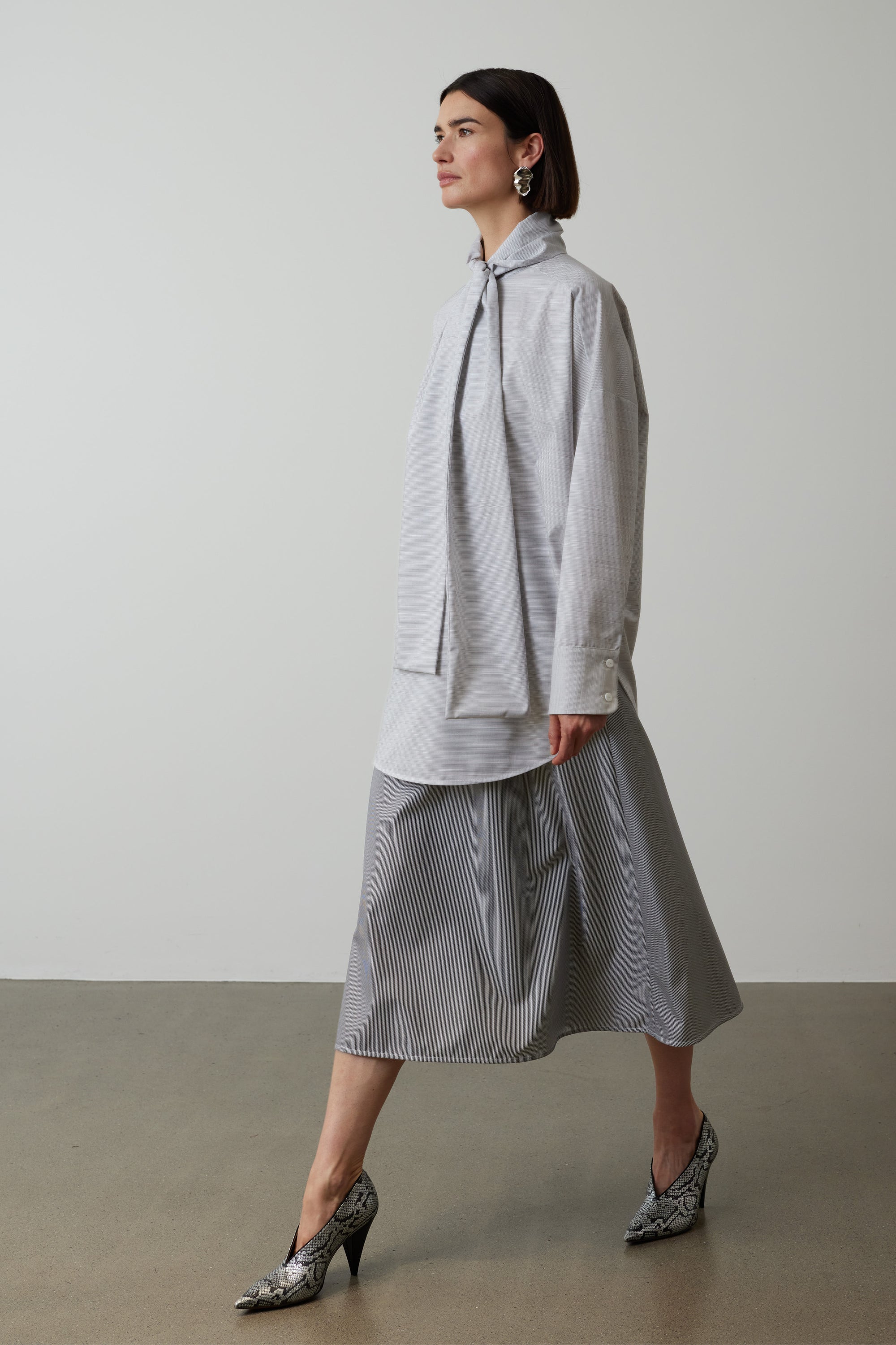 Audrey striped skirt