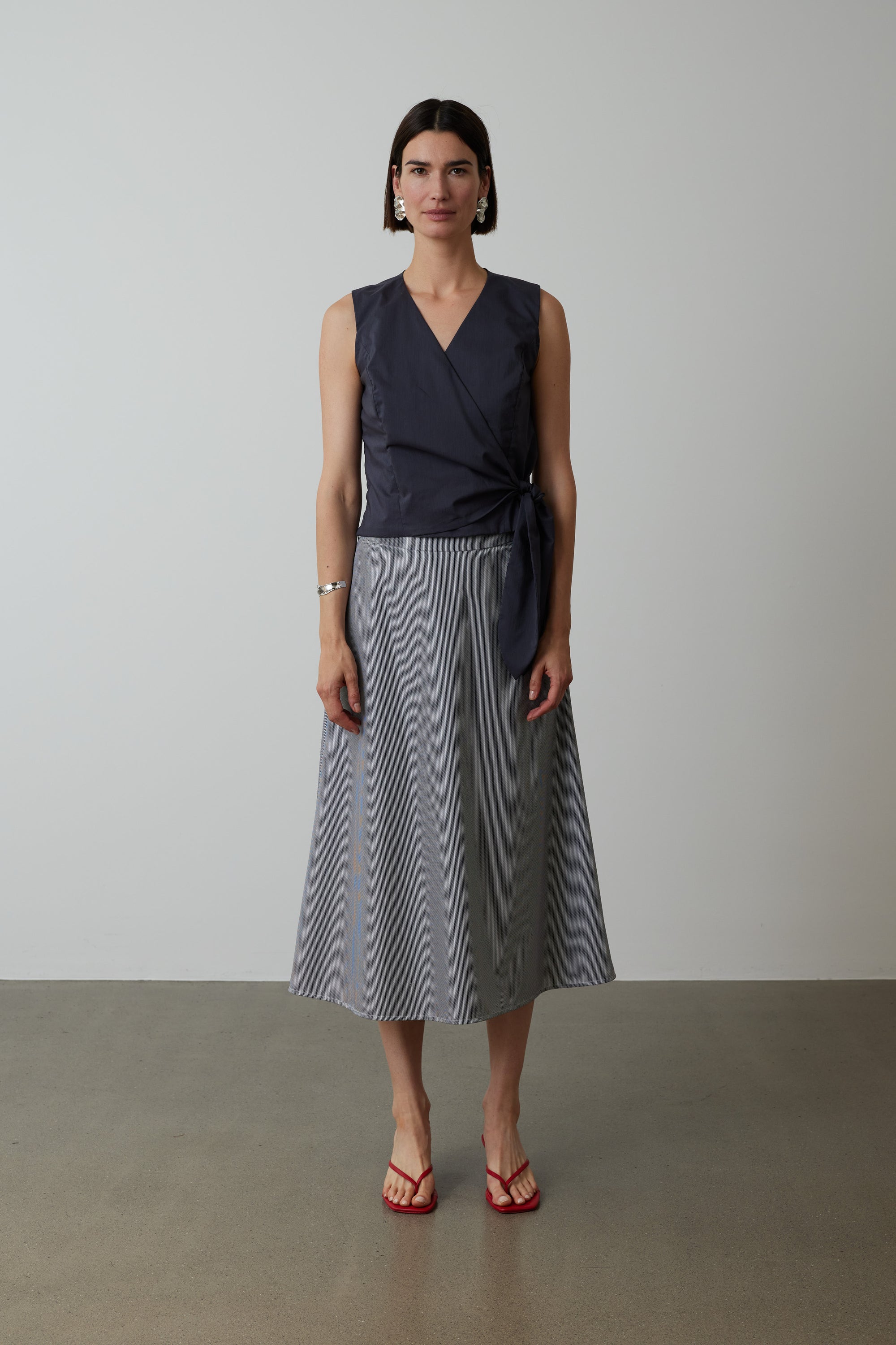 Wickeltop Merle in Anthrazit