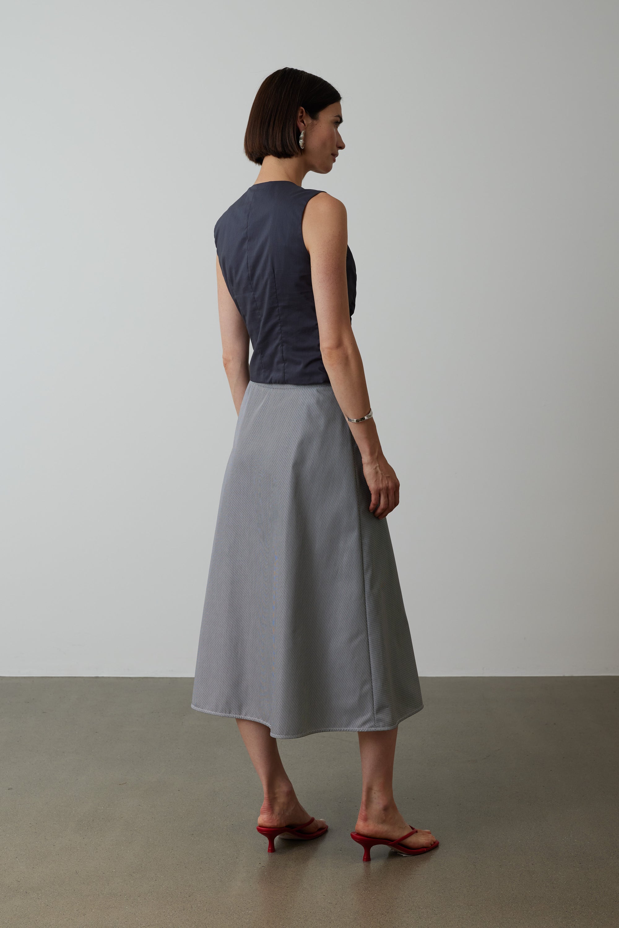 Audrey striped skirt