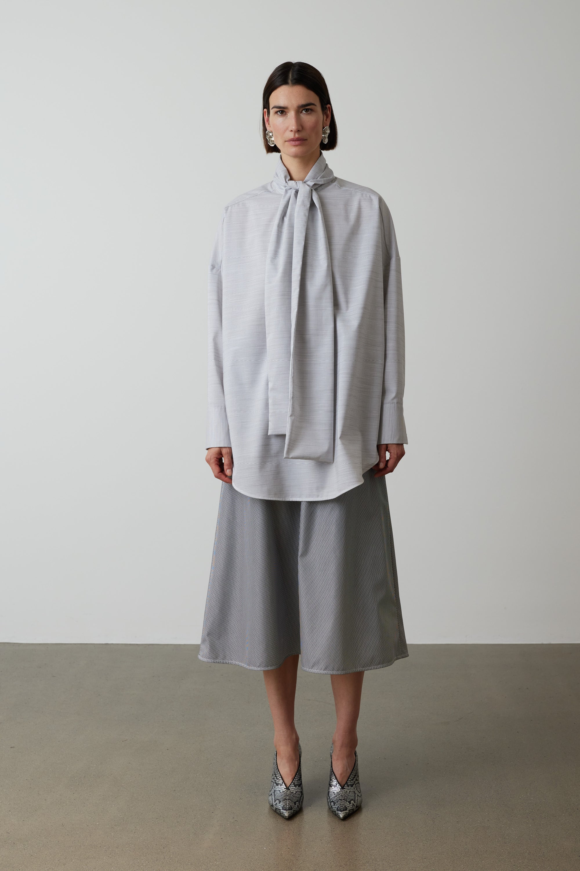 Audrey striped skirt