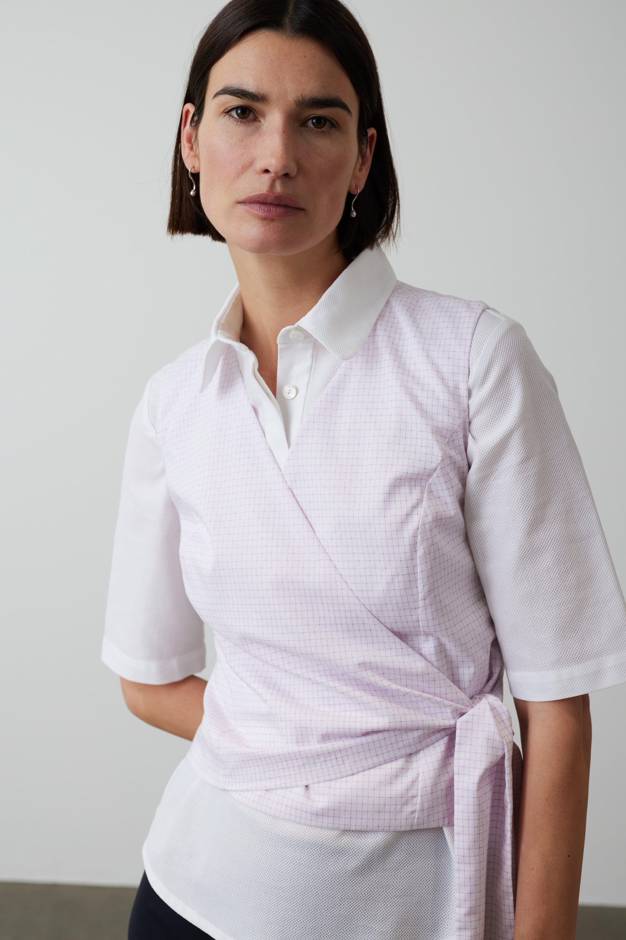 Wickeltop Merle kariert