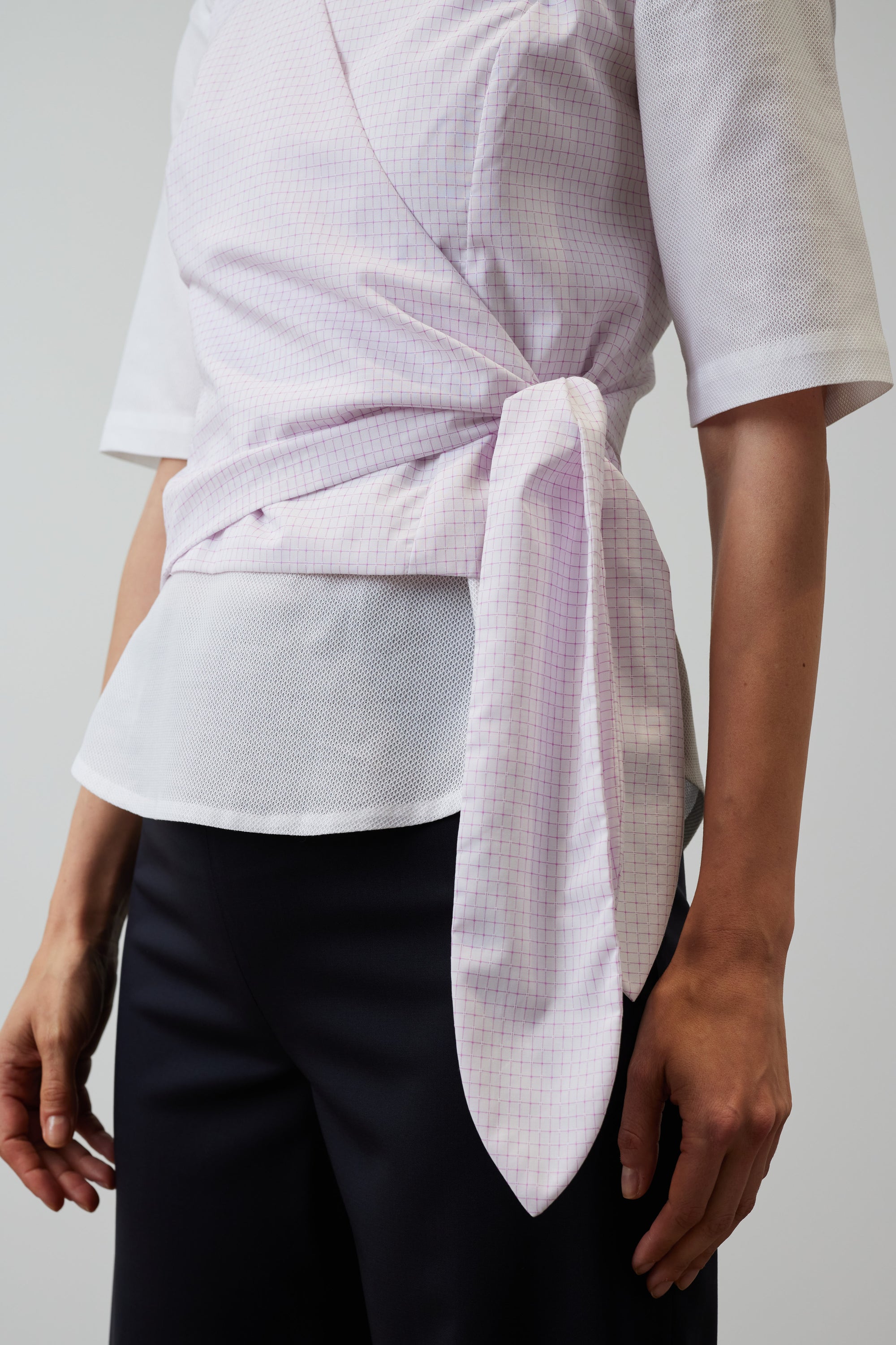 Wickeltop Merle kariert