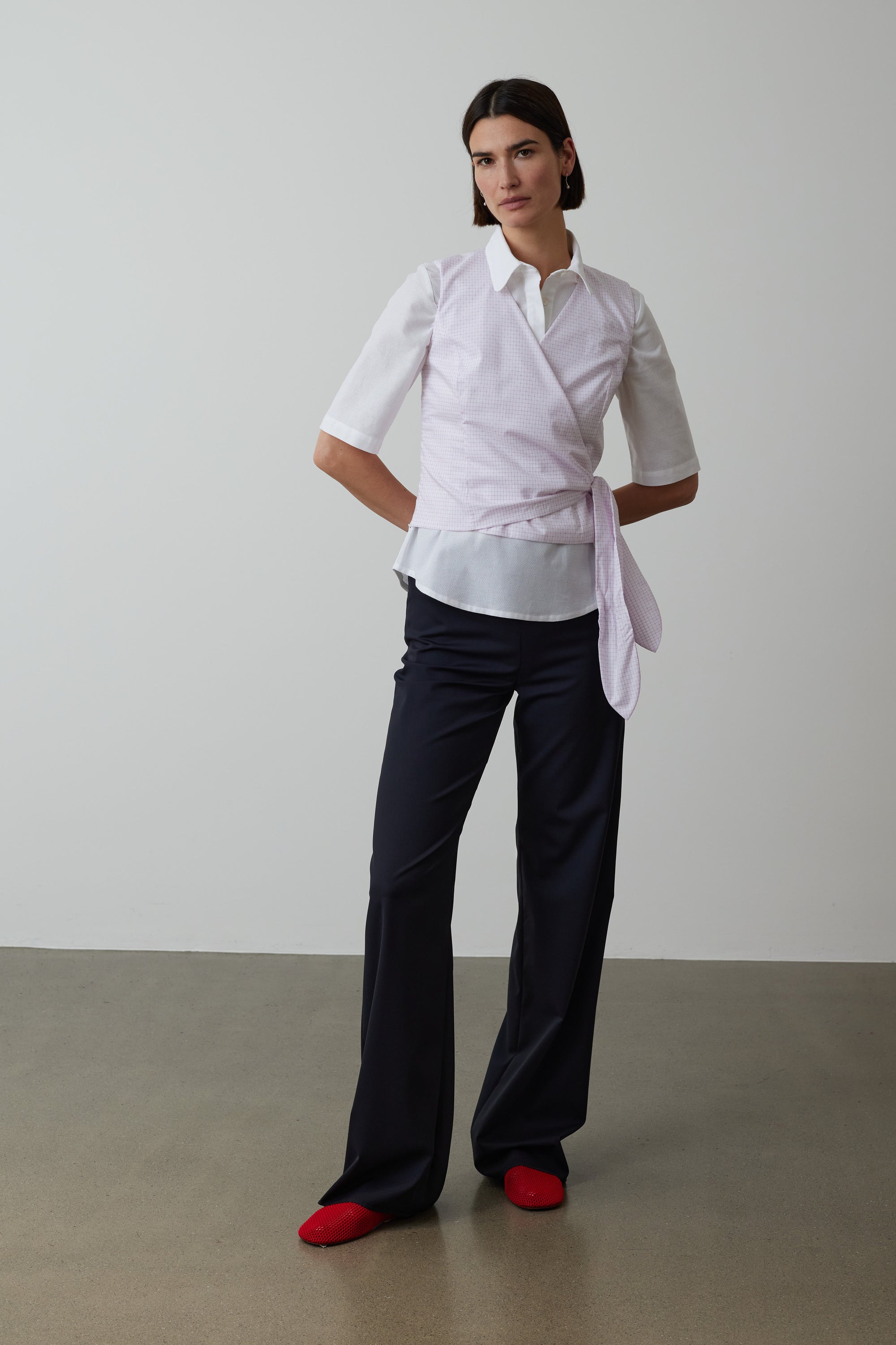 Wickeltop Merle kariert