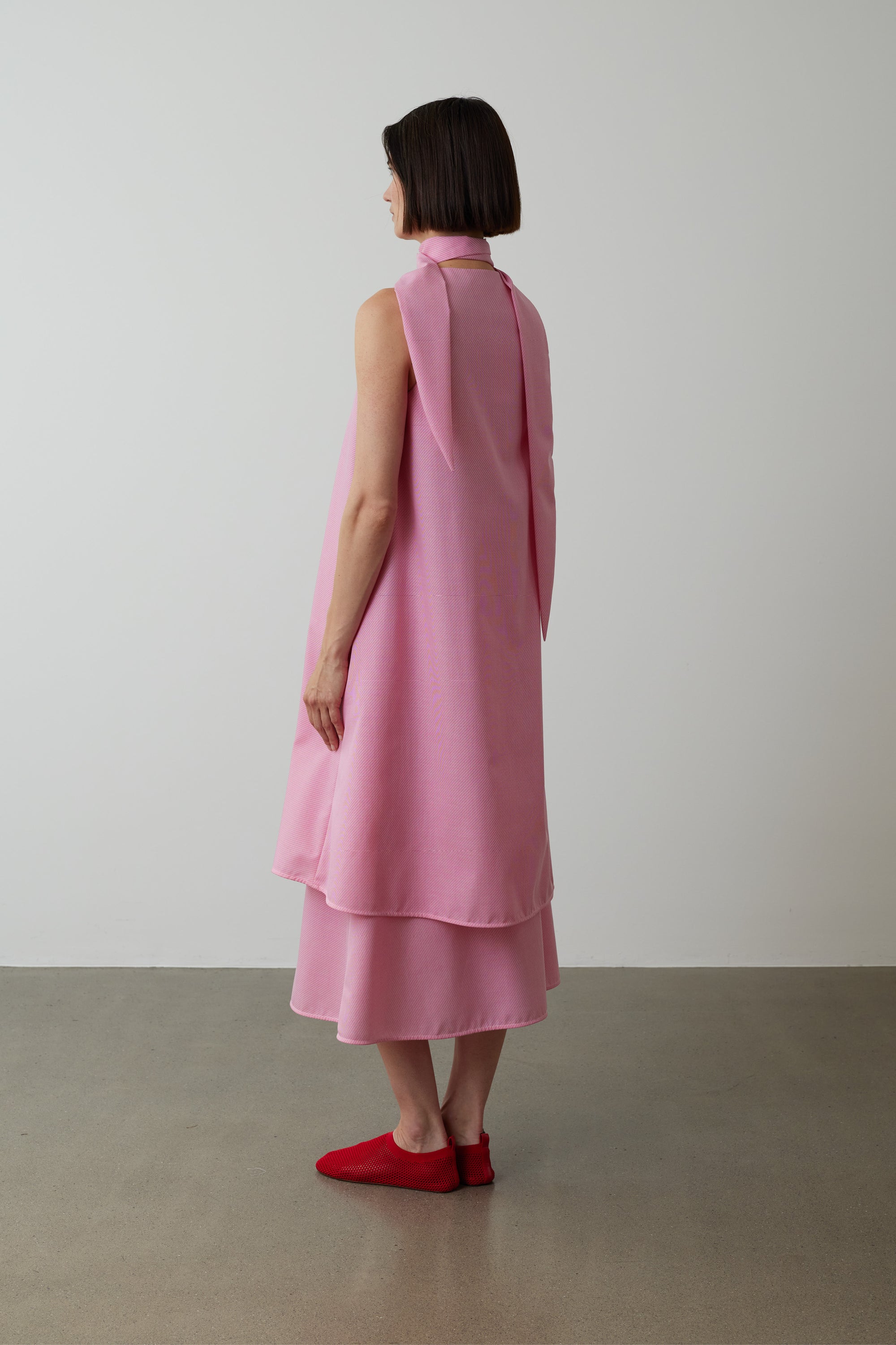 Jules patterned dress in pink