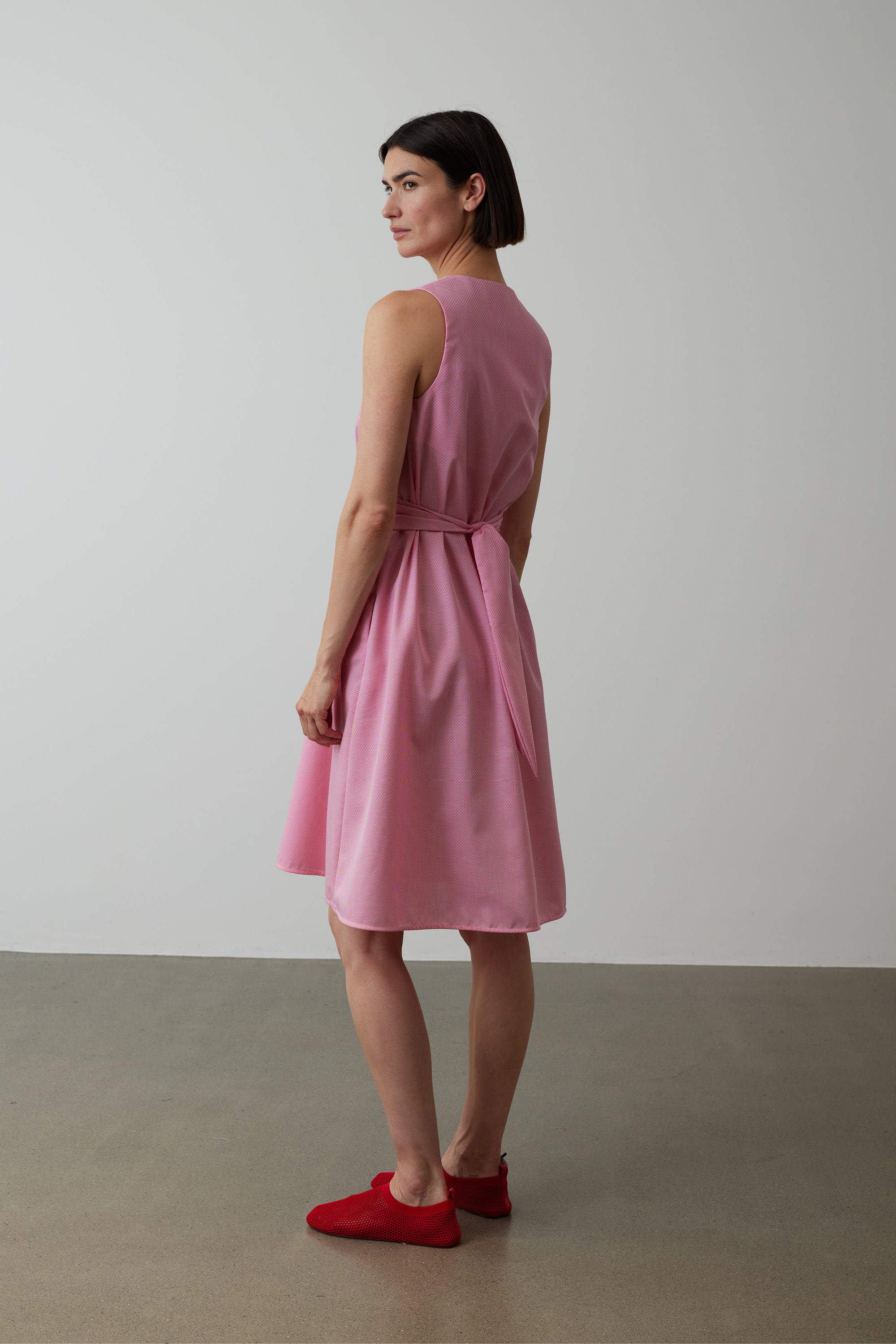 Jules patterned dress in pink