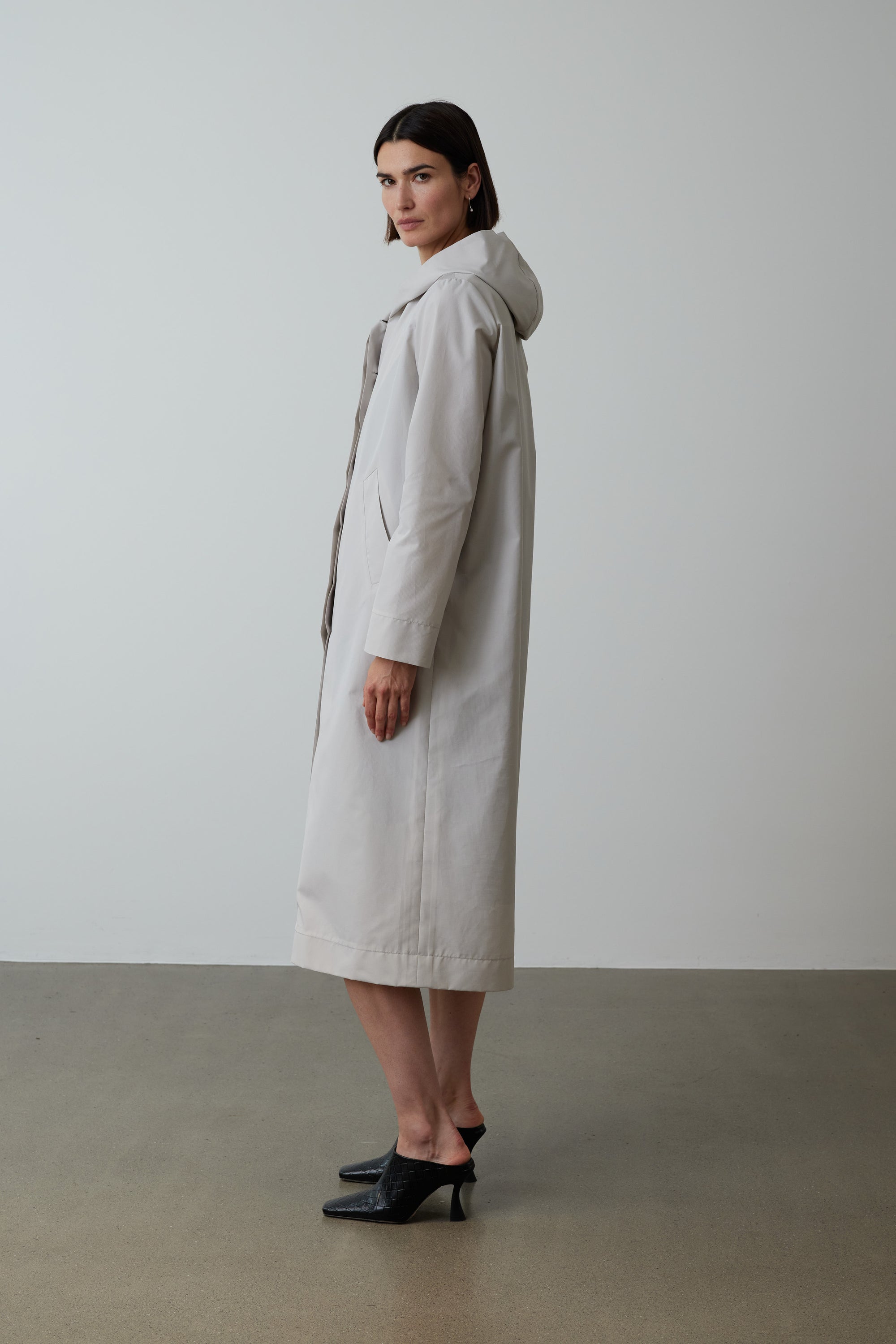 Regenmantel Vienna in Kalk