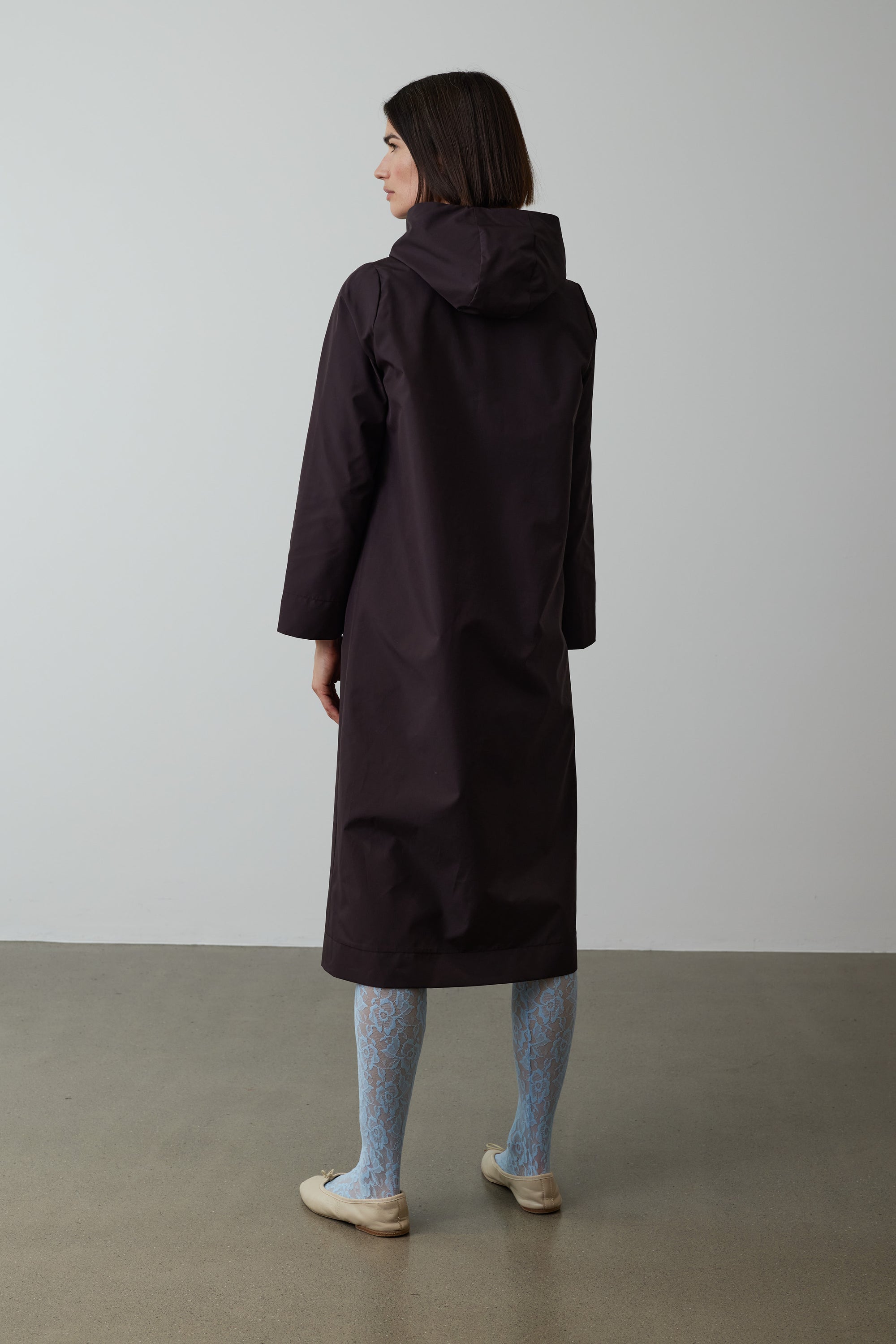 Raincoat Vienna in Aubergine