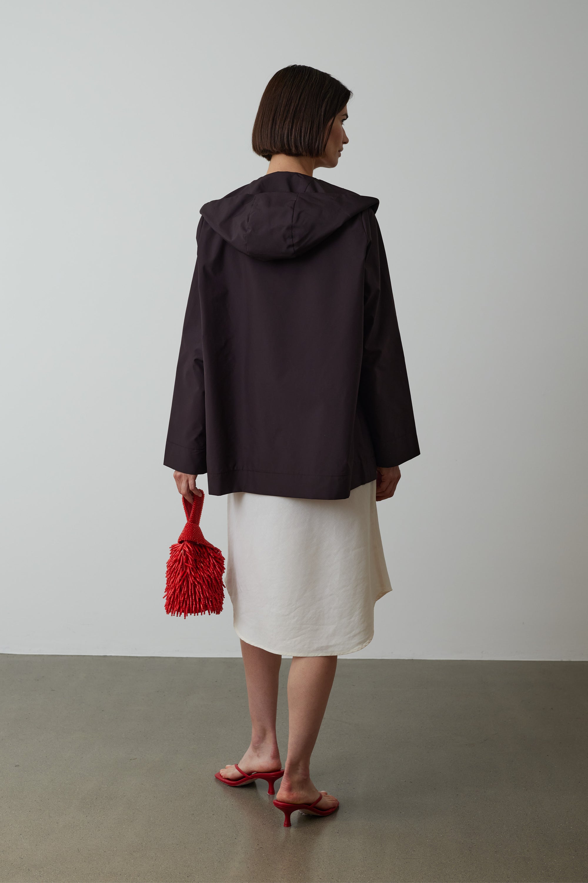 Regenjacke Viola in Aubergine