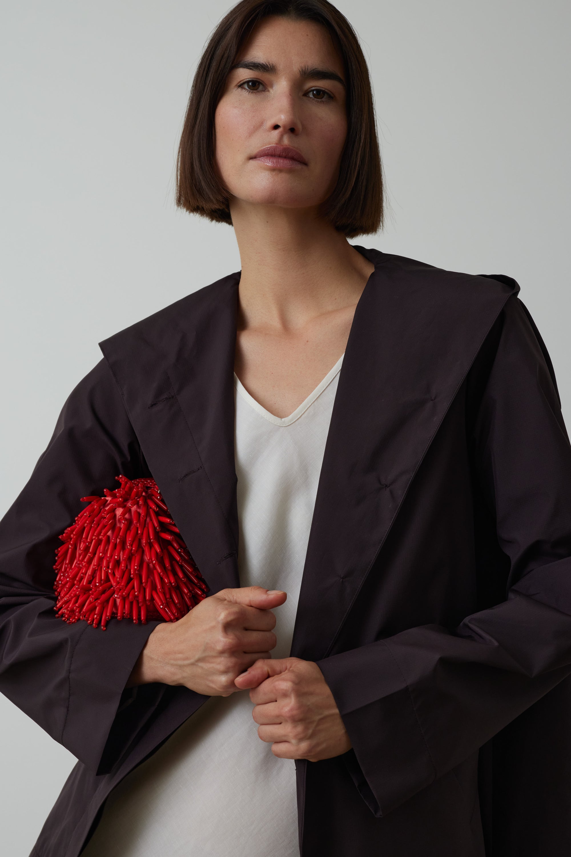 Regenjacke Viola in Aubergine