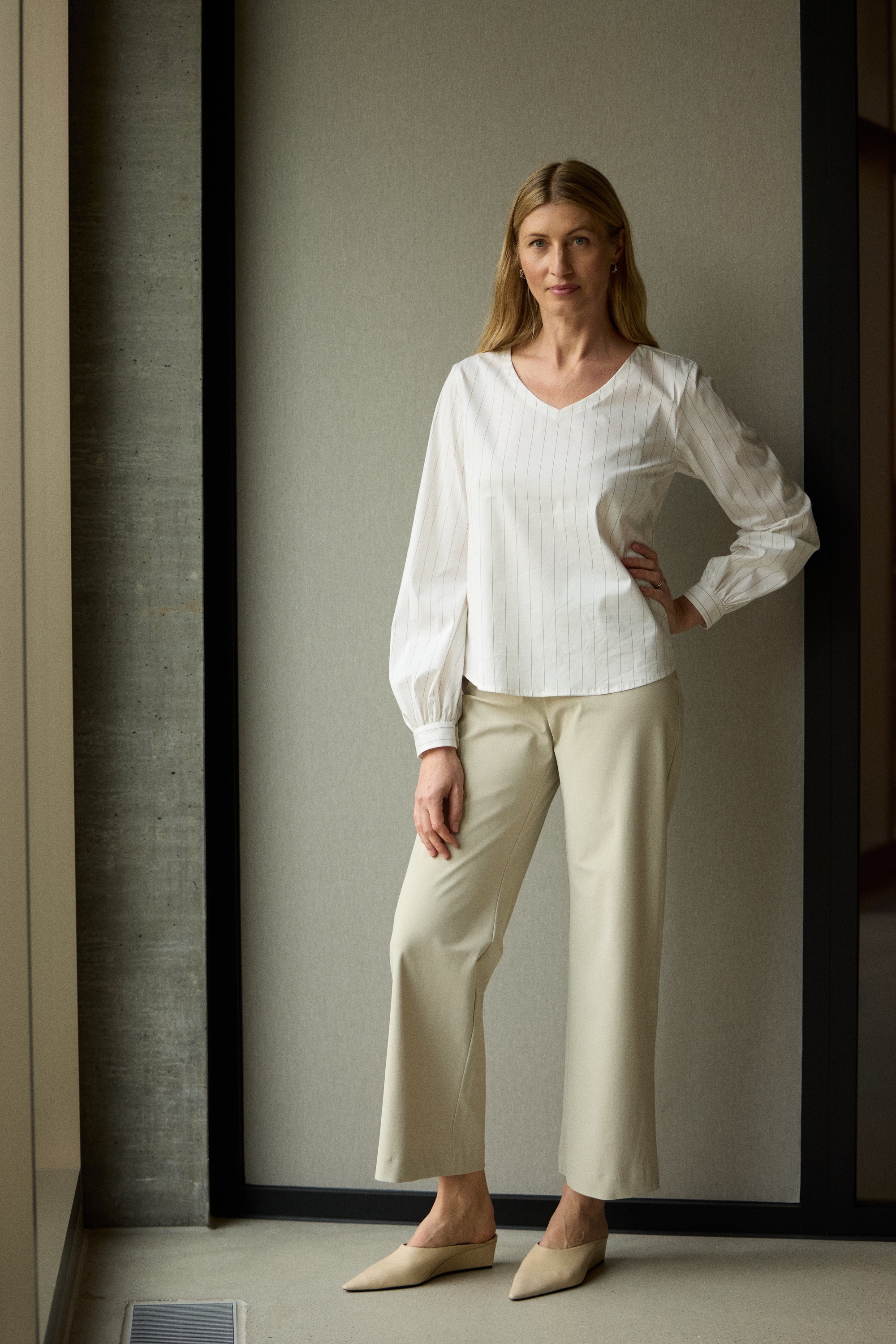 Eliana trousers in lime