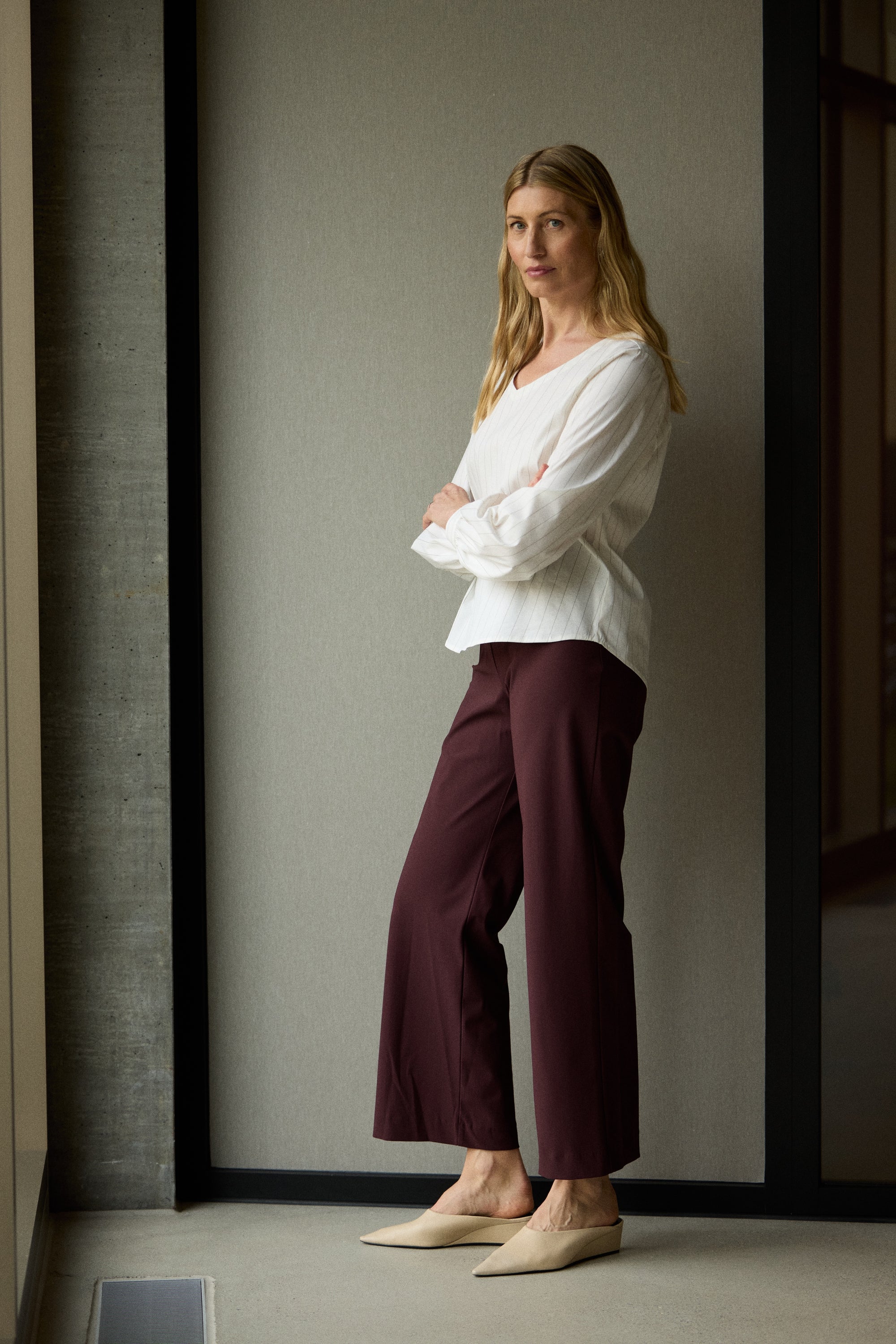 Eliana trousers in lime