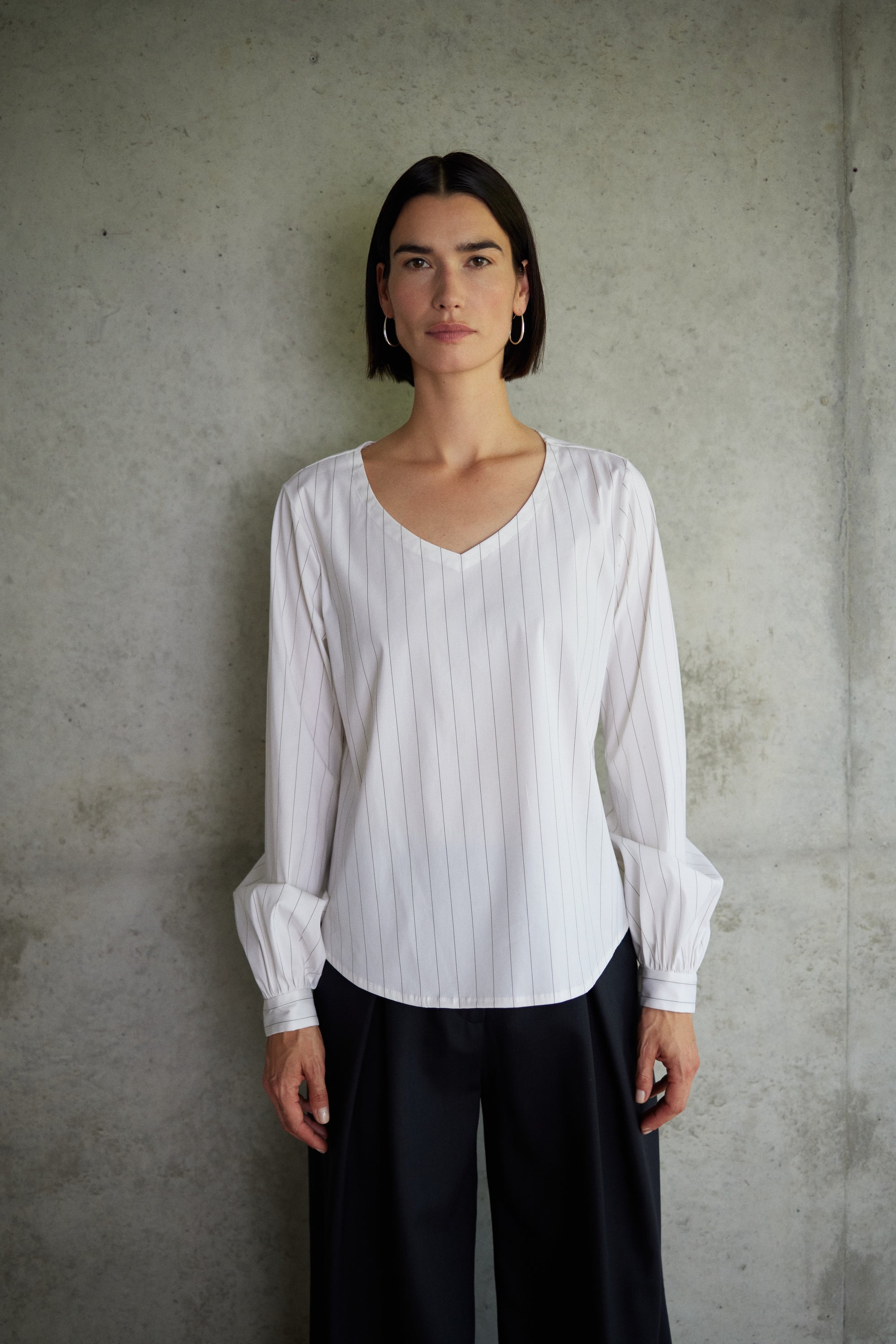 Bluse Masa in Weiss