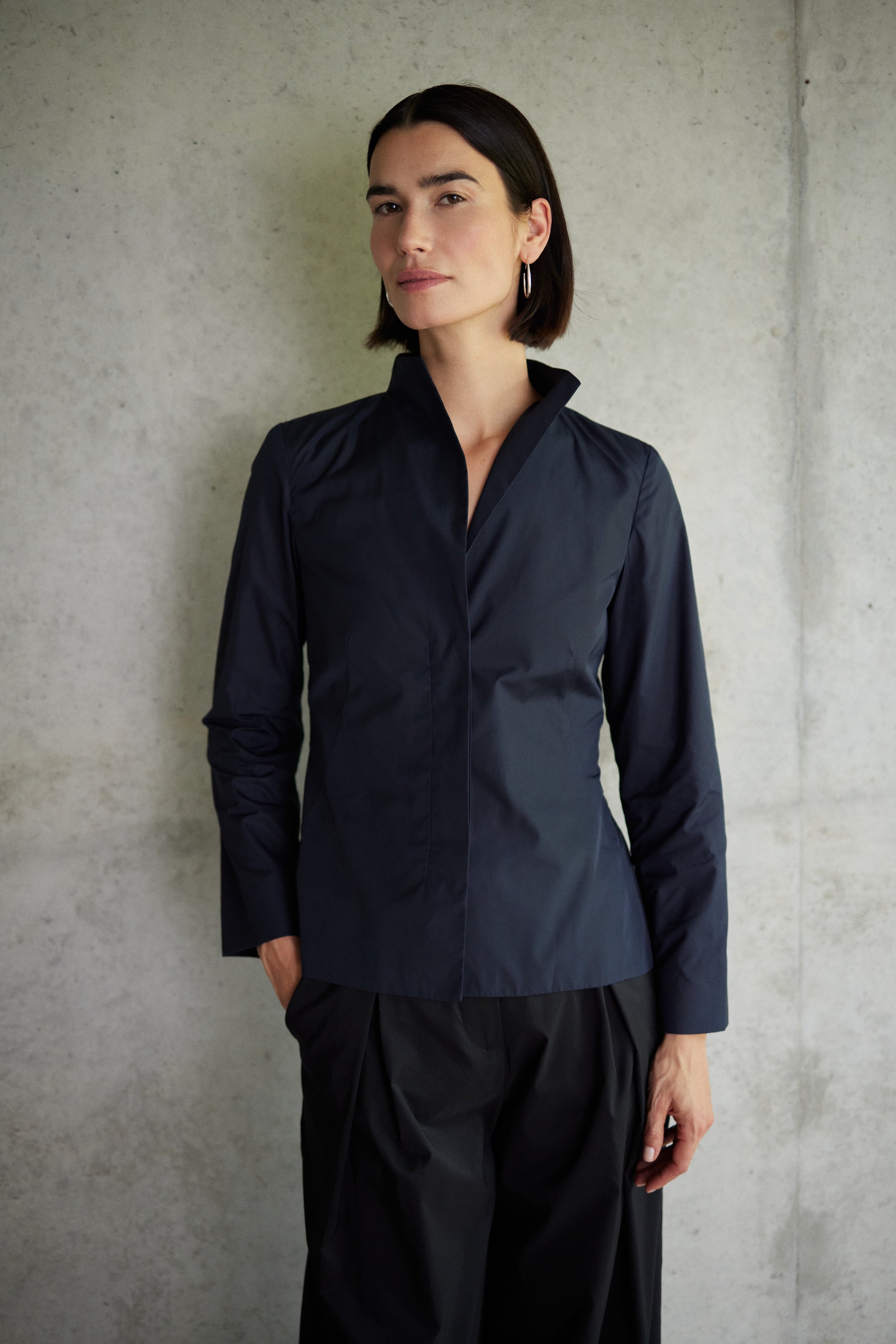 Silia Blazer in Night Blue