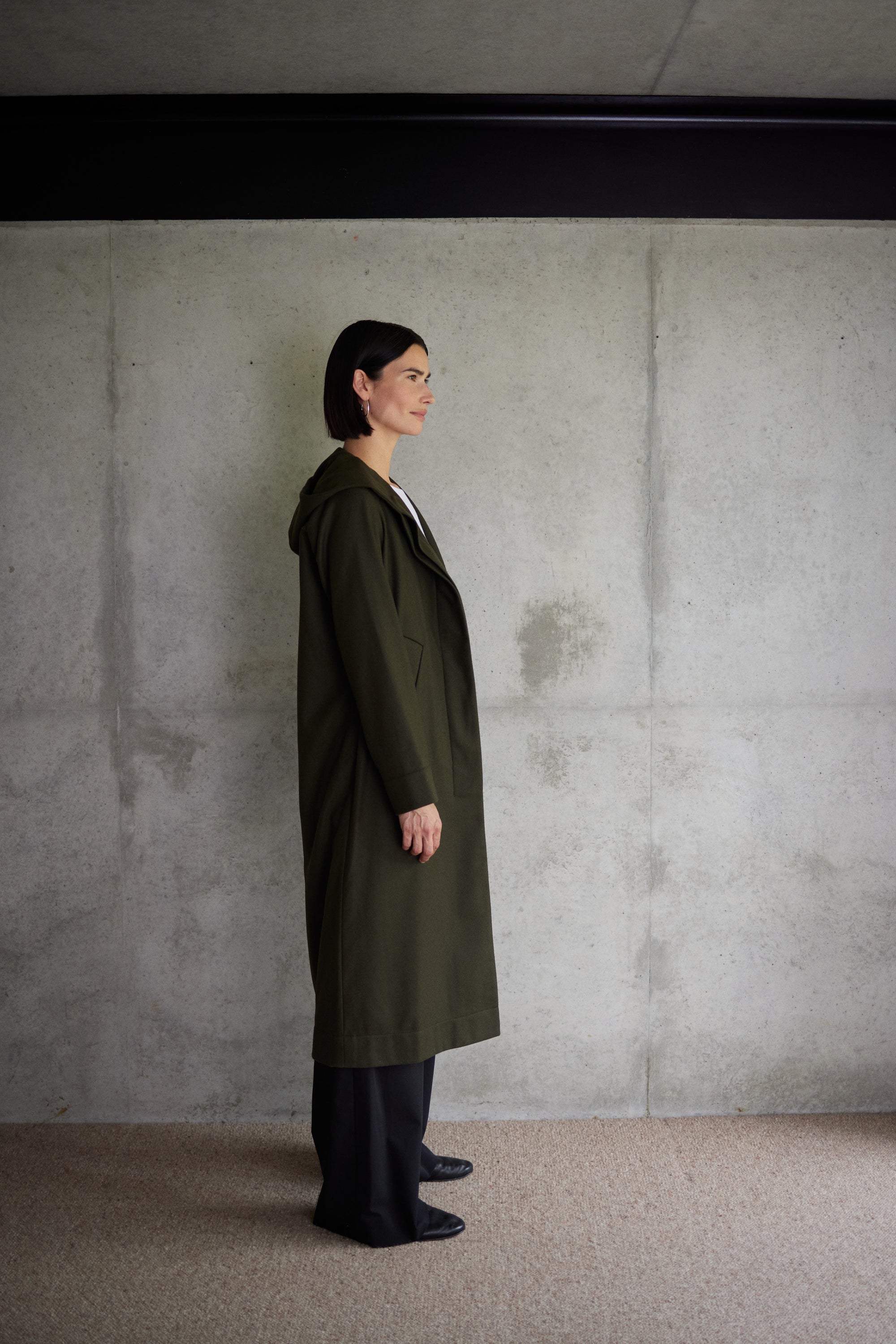Coat Vienna in Olive