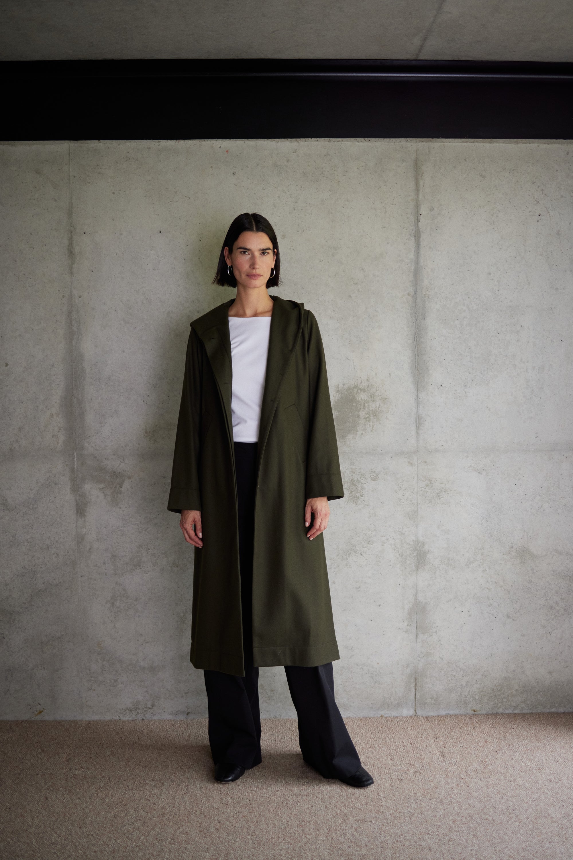 Coat Vienna in Olive