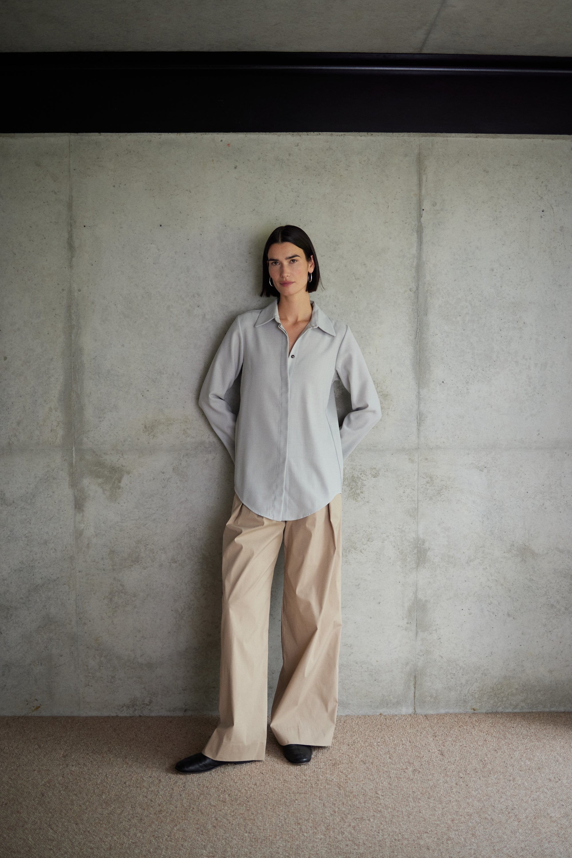 Bluse Mattea in Silver