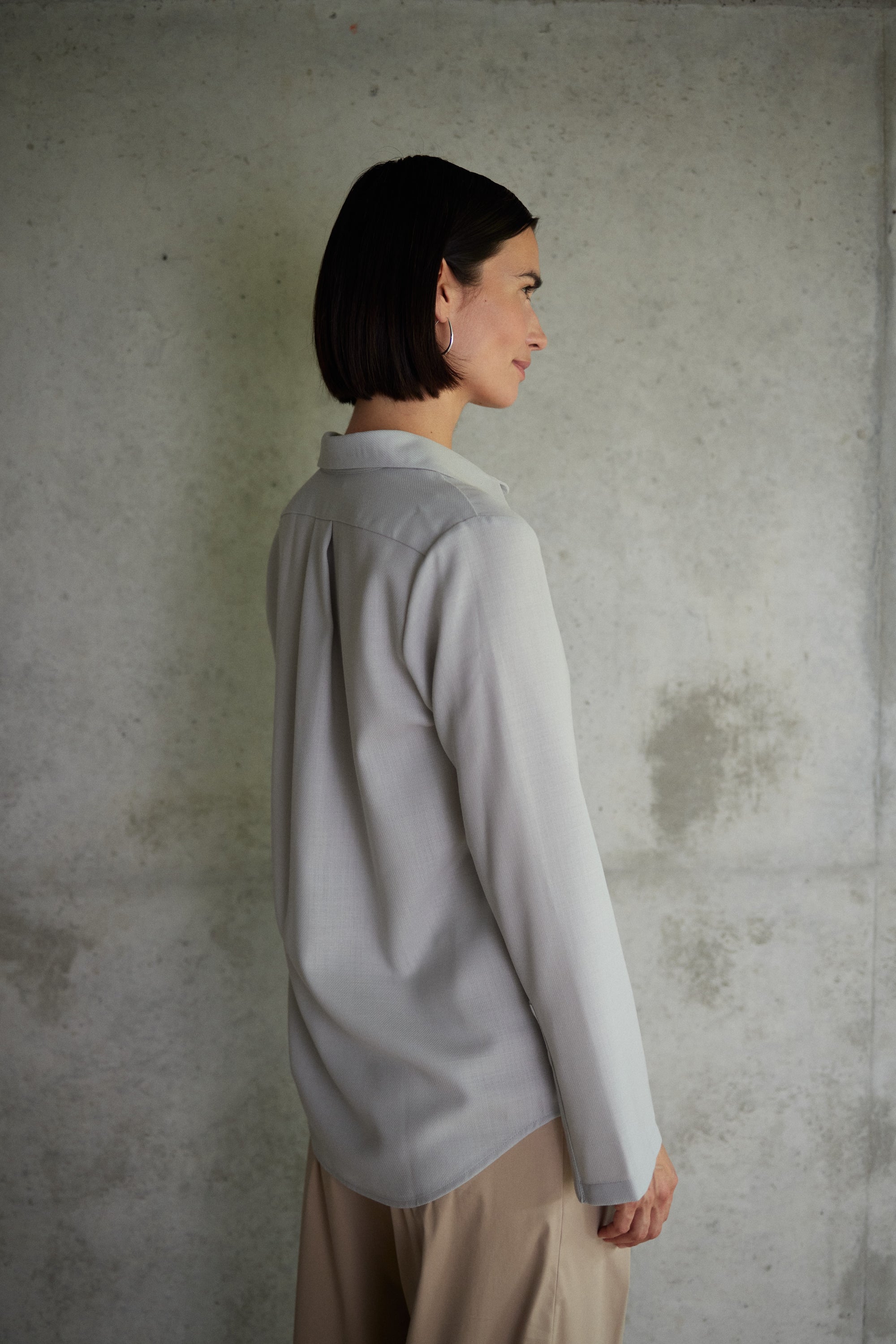 Bluse Mattea in Silver