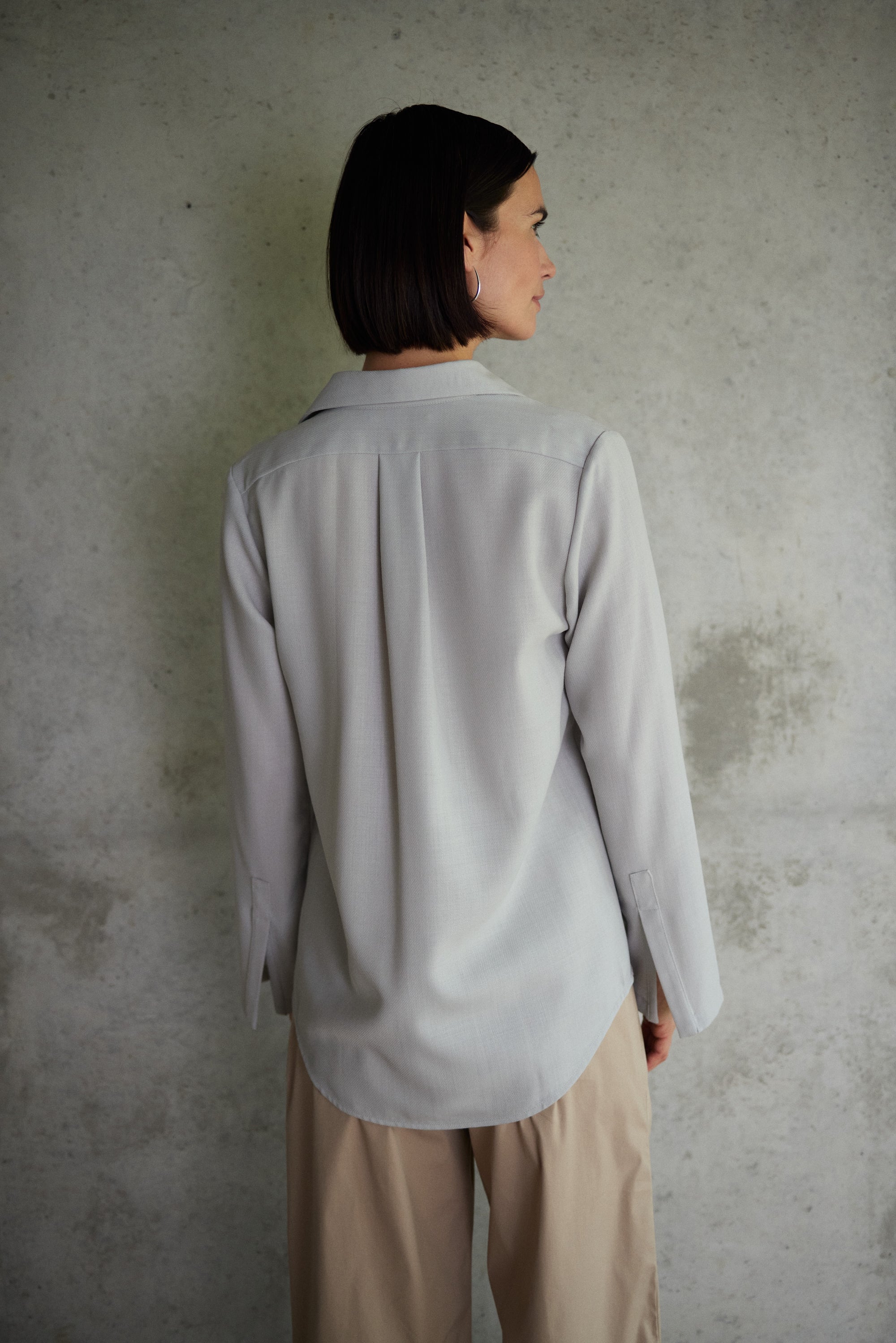 Bluse Mattea in Silver