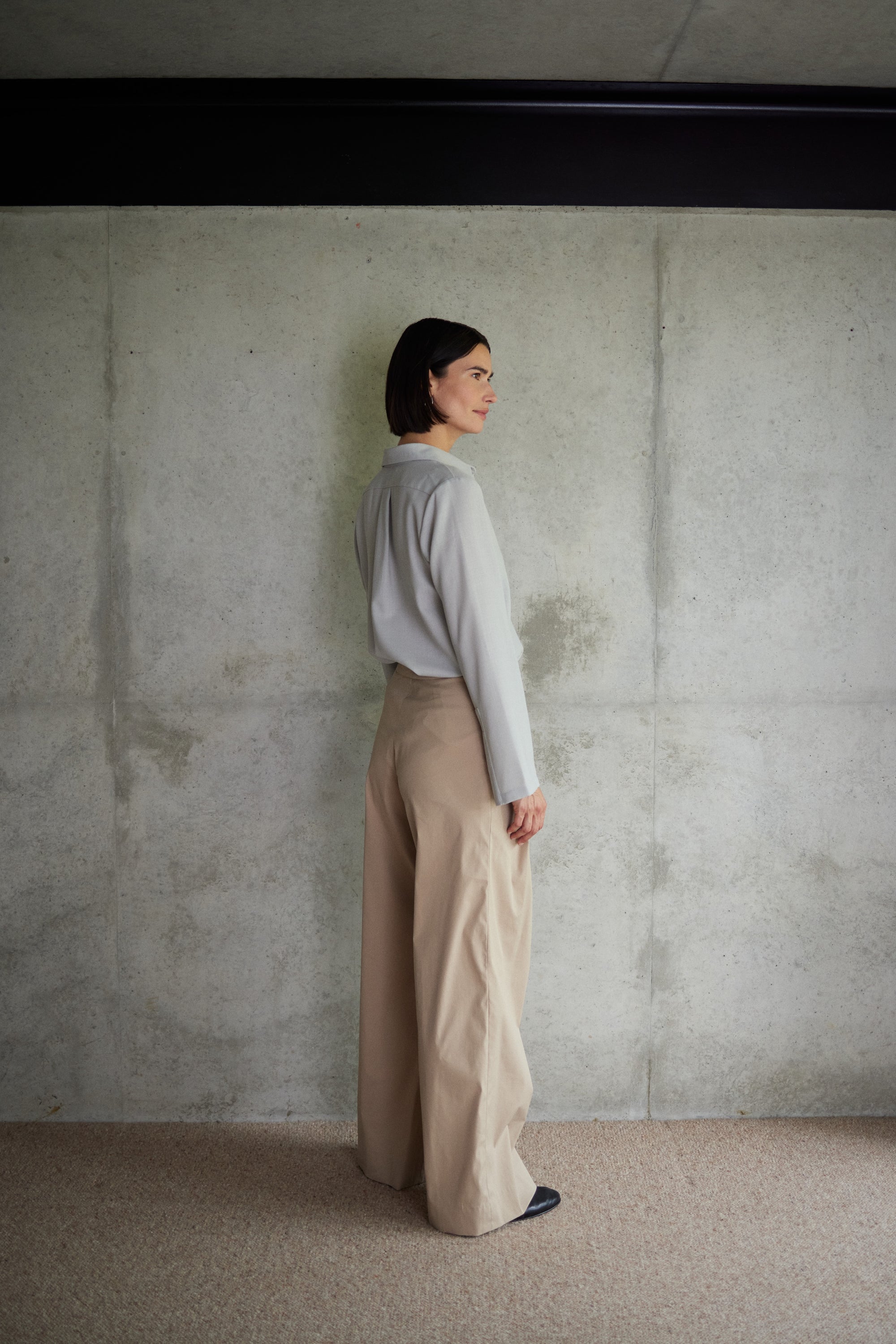 Trousers Estelle in Light Brown
