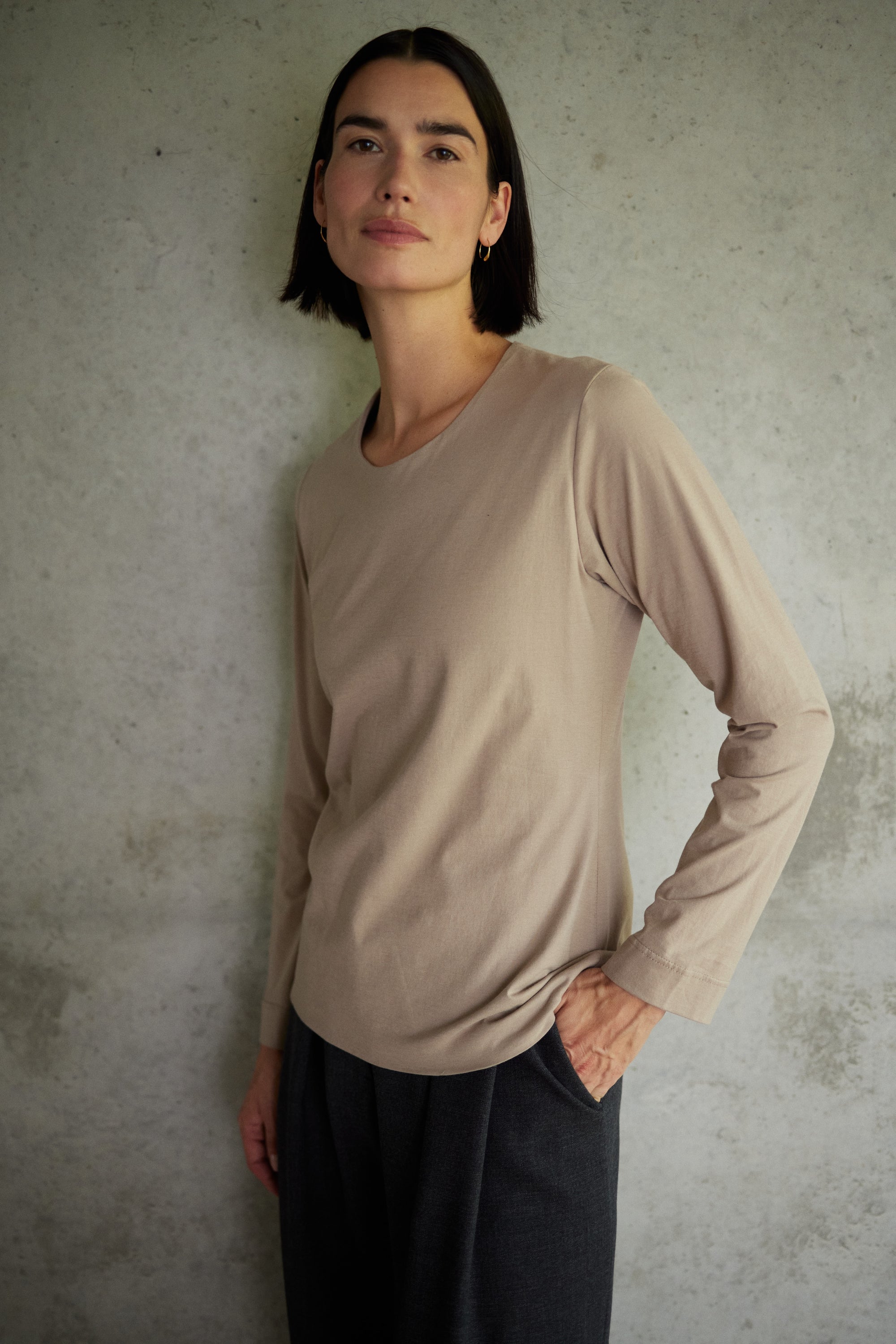Jersey Top Coco in Fango