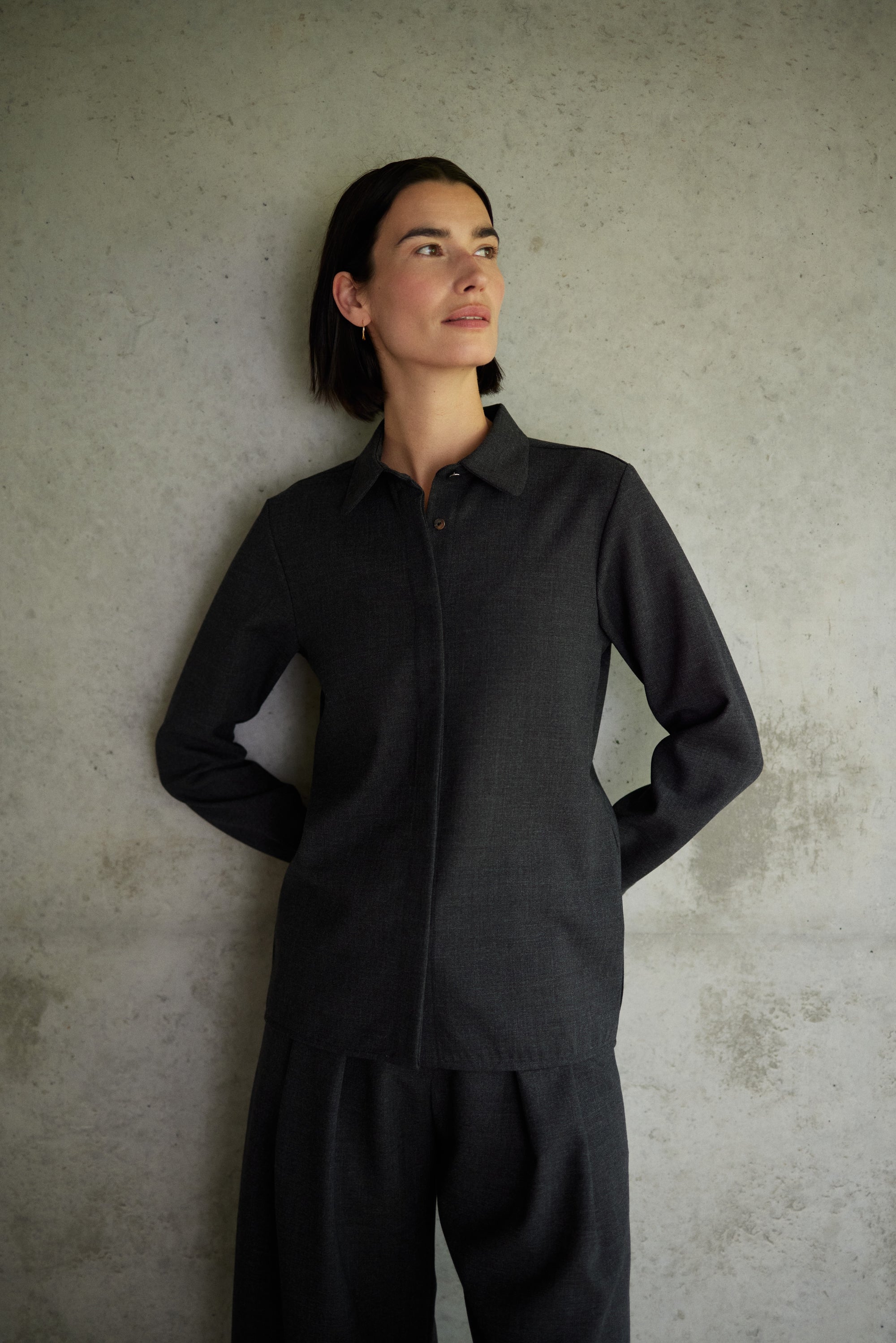 Blouse Szélie in Anthracite