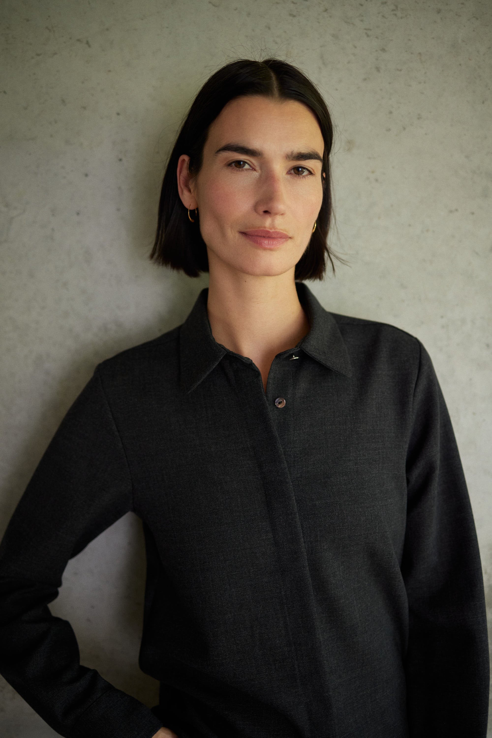 Blouse Szélie in Anthracite