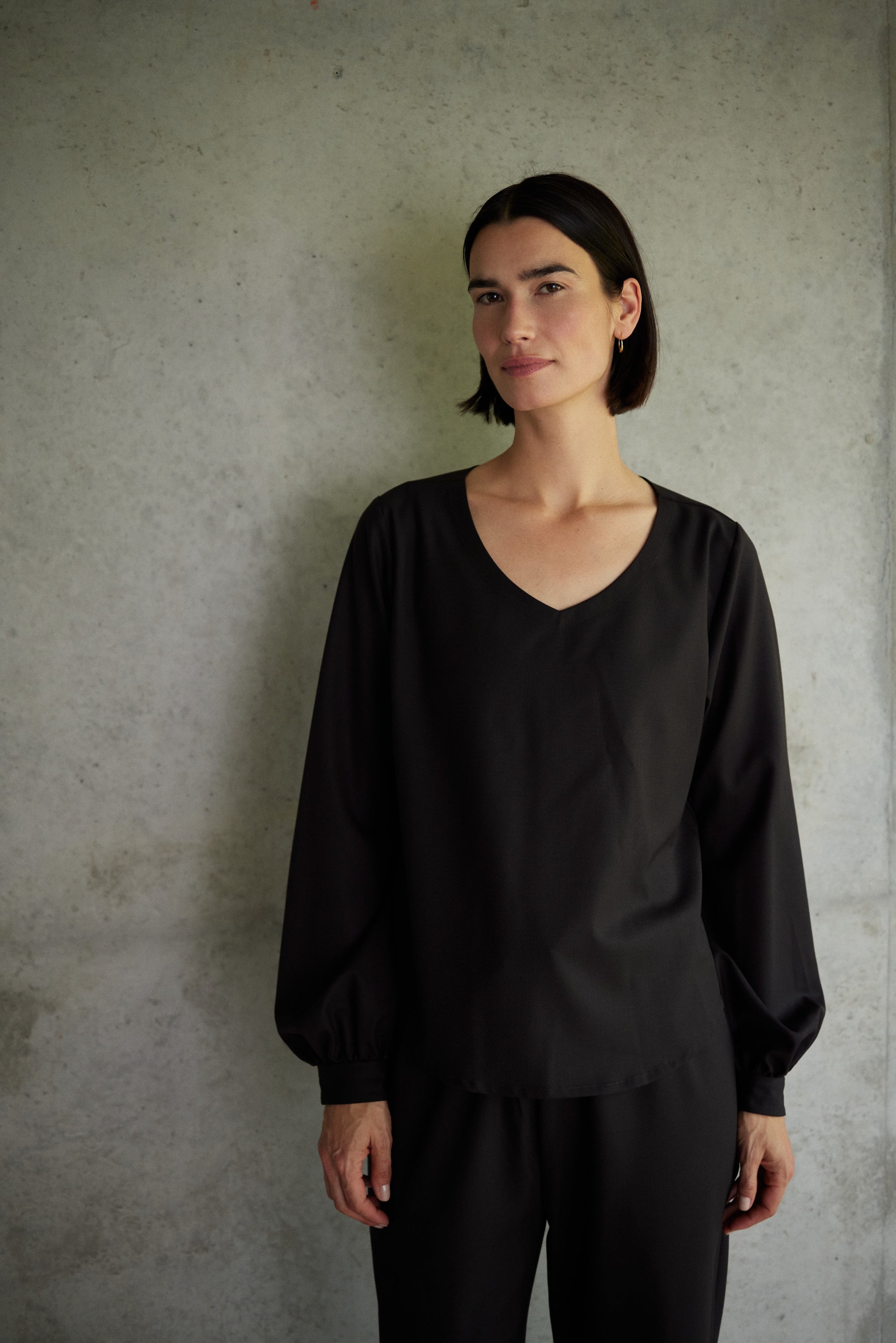 Bluse Masa in Mocca