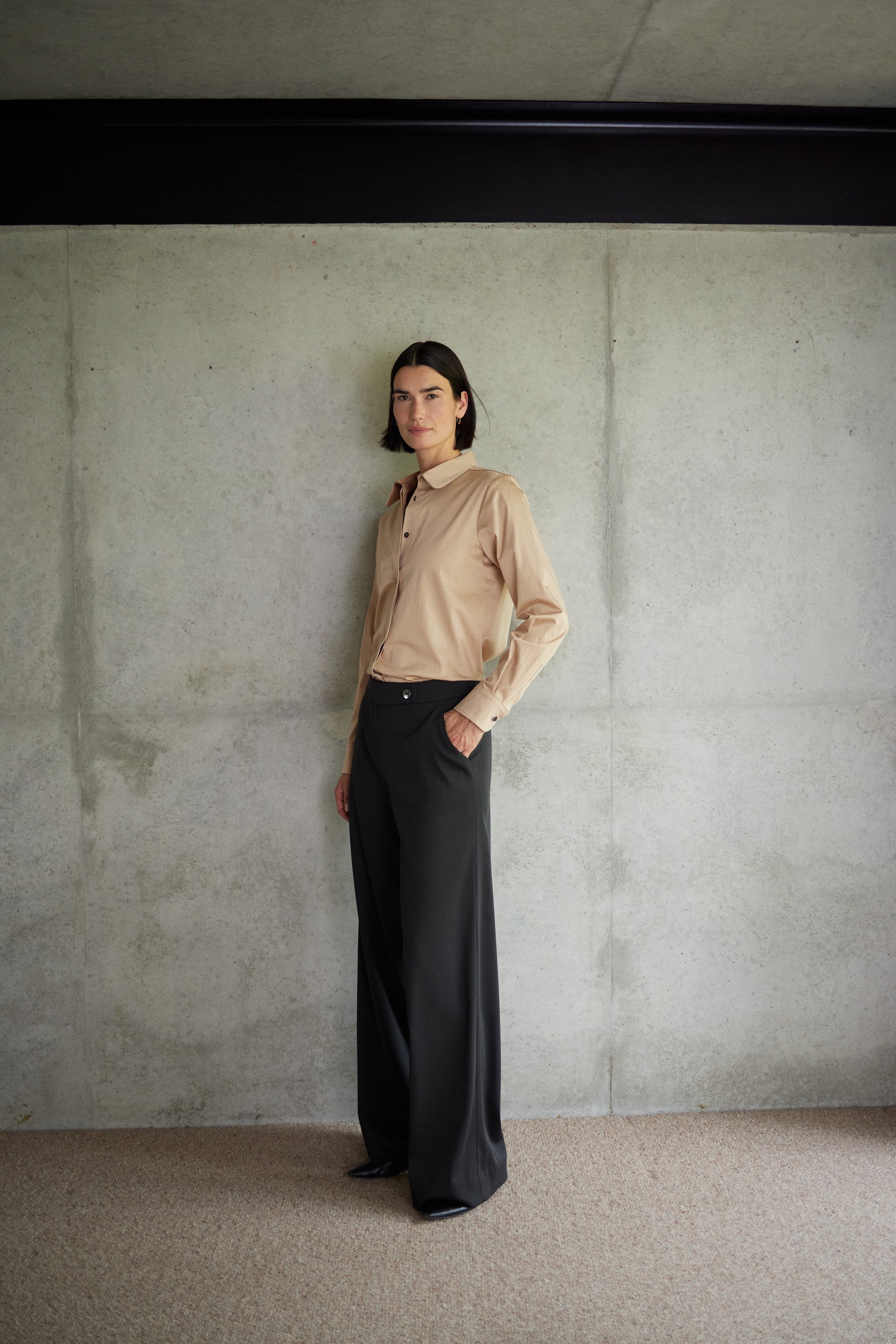 Trousers Eugenie in Brown