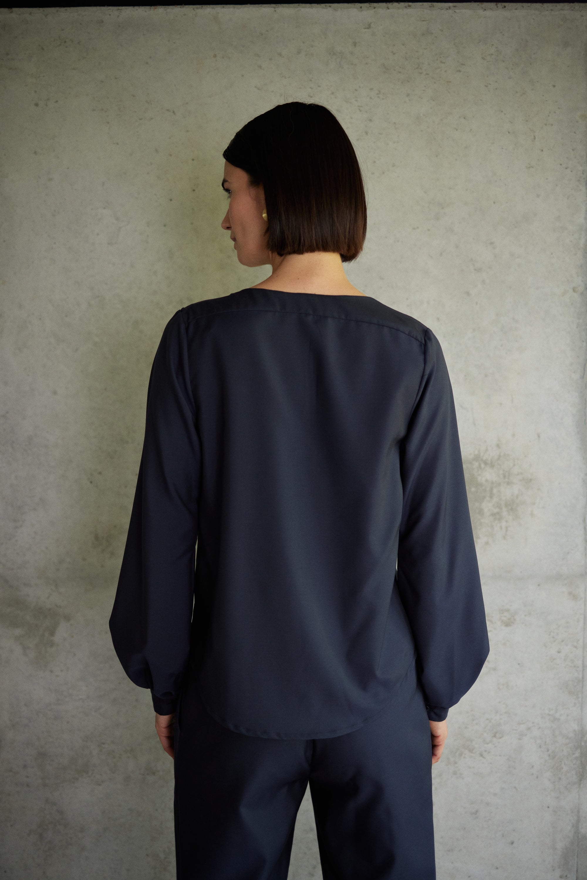 Masa Blouse in Night Blue