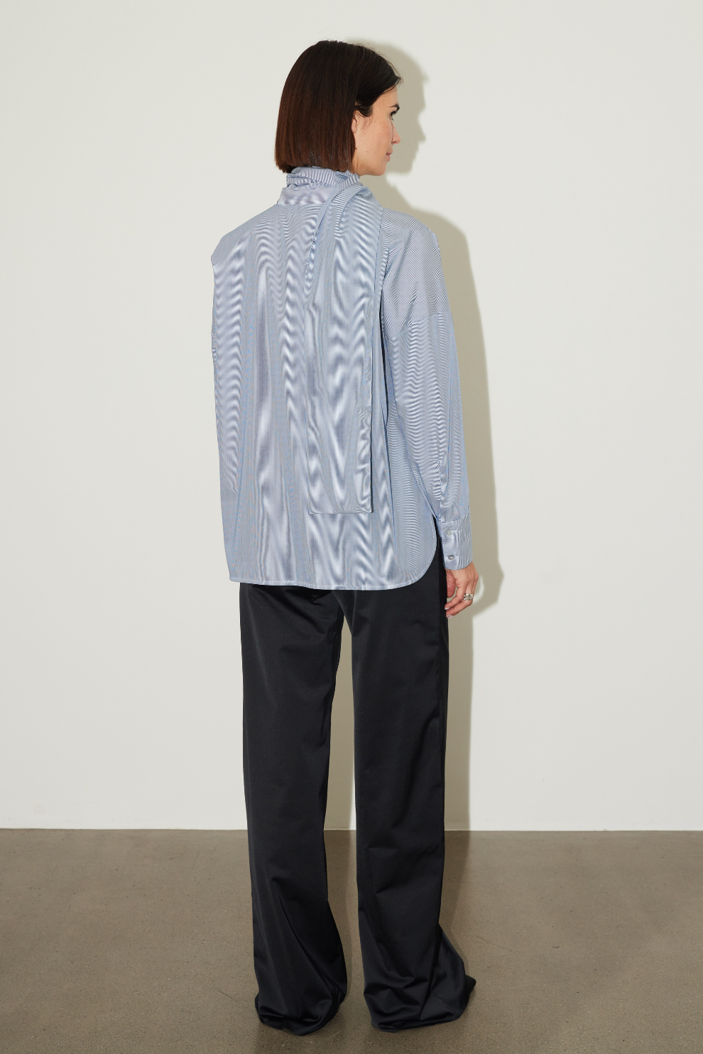 Bluse Milou in Blau gestreift