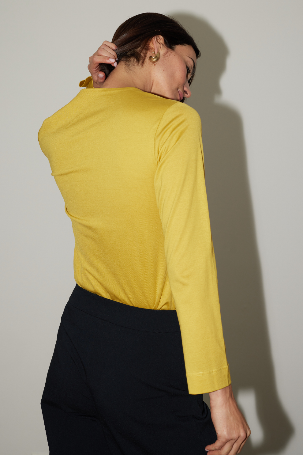 Jersey Top Coco in Gelb