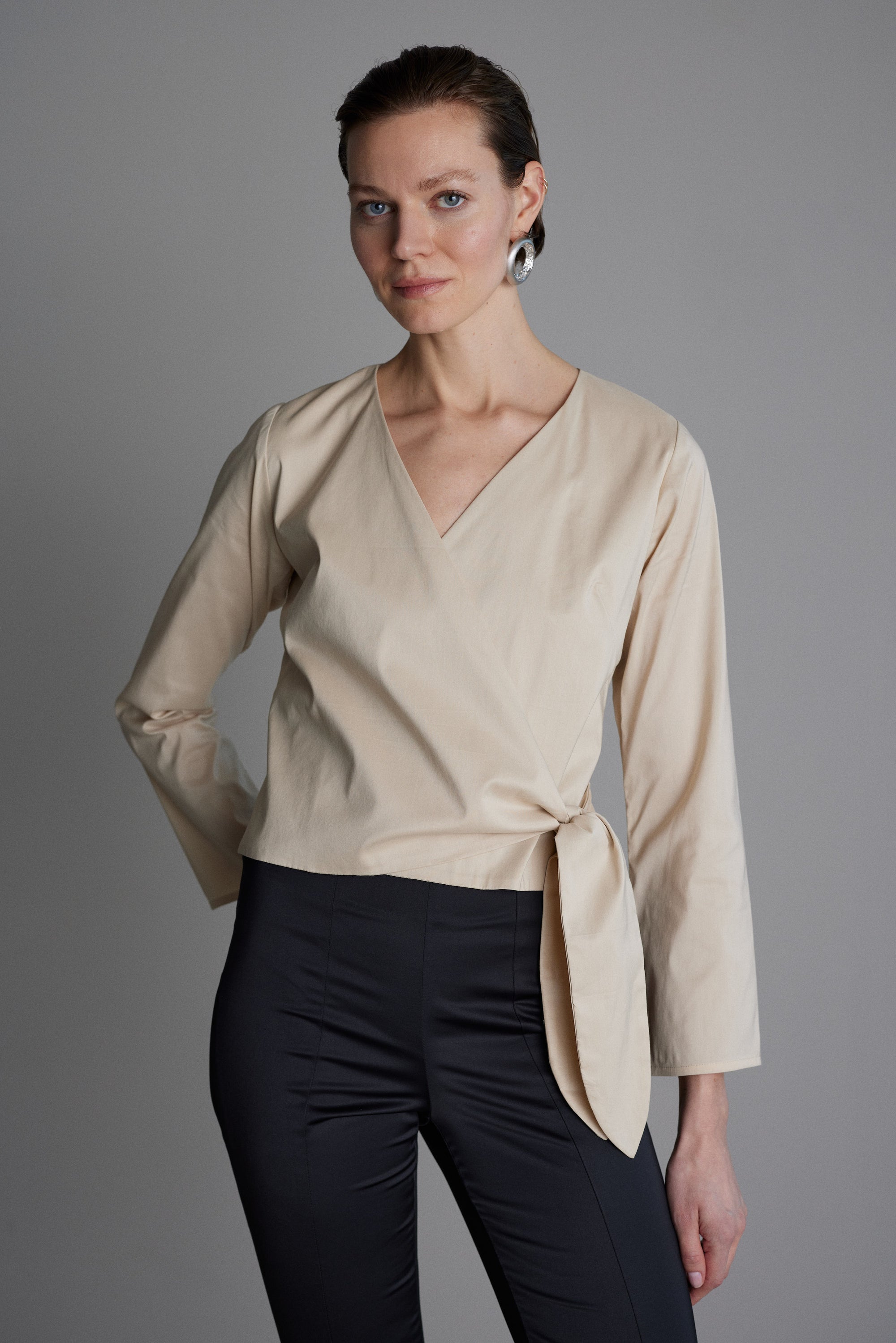 Wickel-Top Melisande in Creme